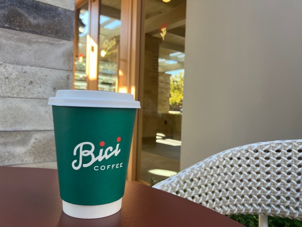 Bici Coffee, a cycling-themed cafe at the Rosewood Sand Hill hotel, kicked off its soft opening Jan. 5. (Kate Bradshaw/Bay Area News Group)