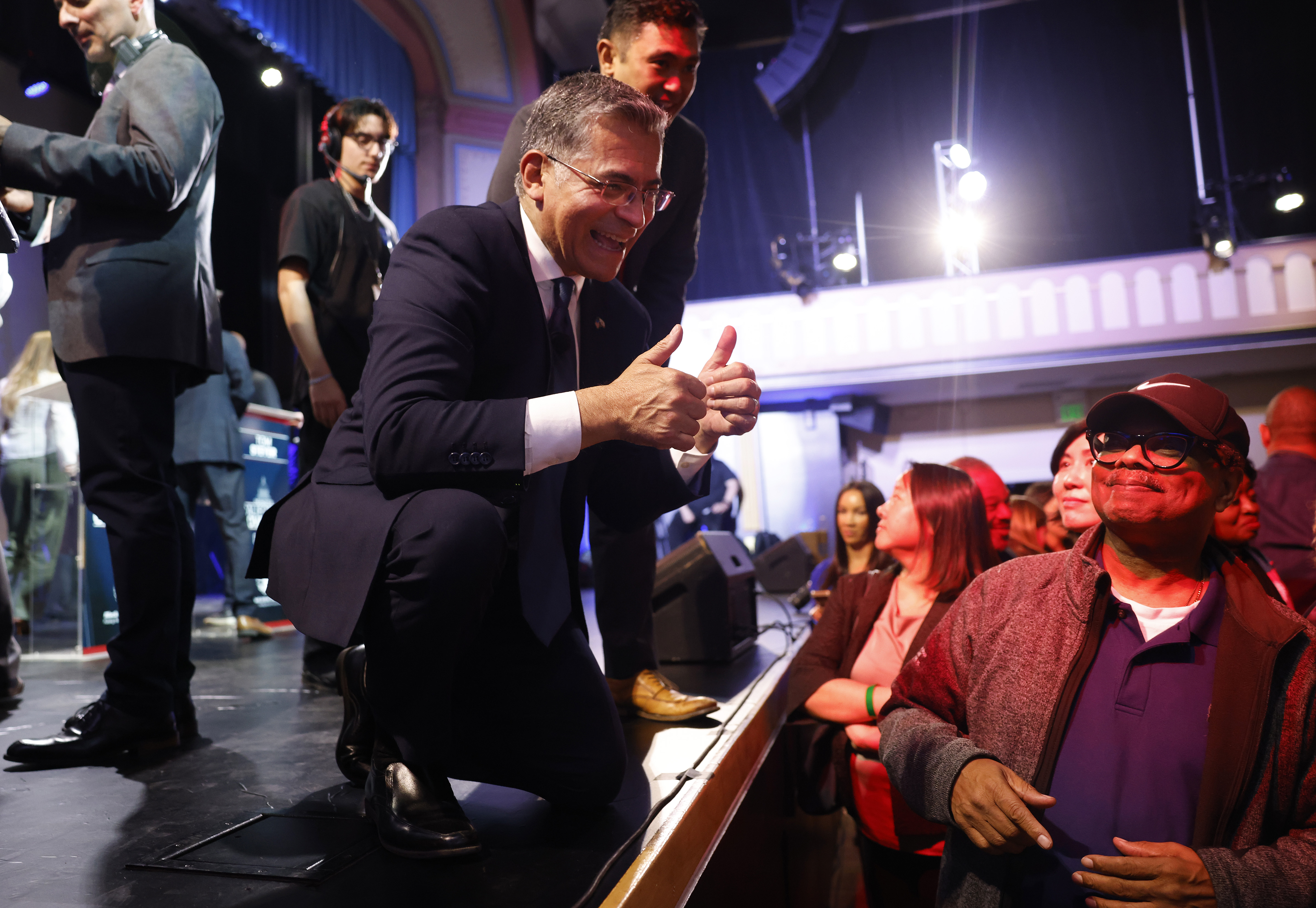 Gubernatorial candidate Xavier Becerra, former U.S. Secretary of Health and...