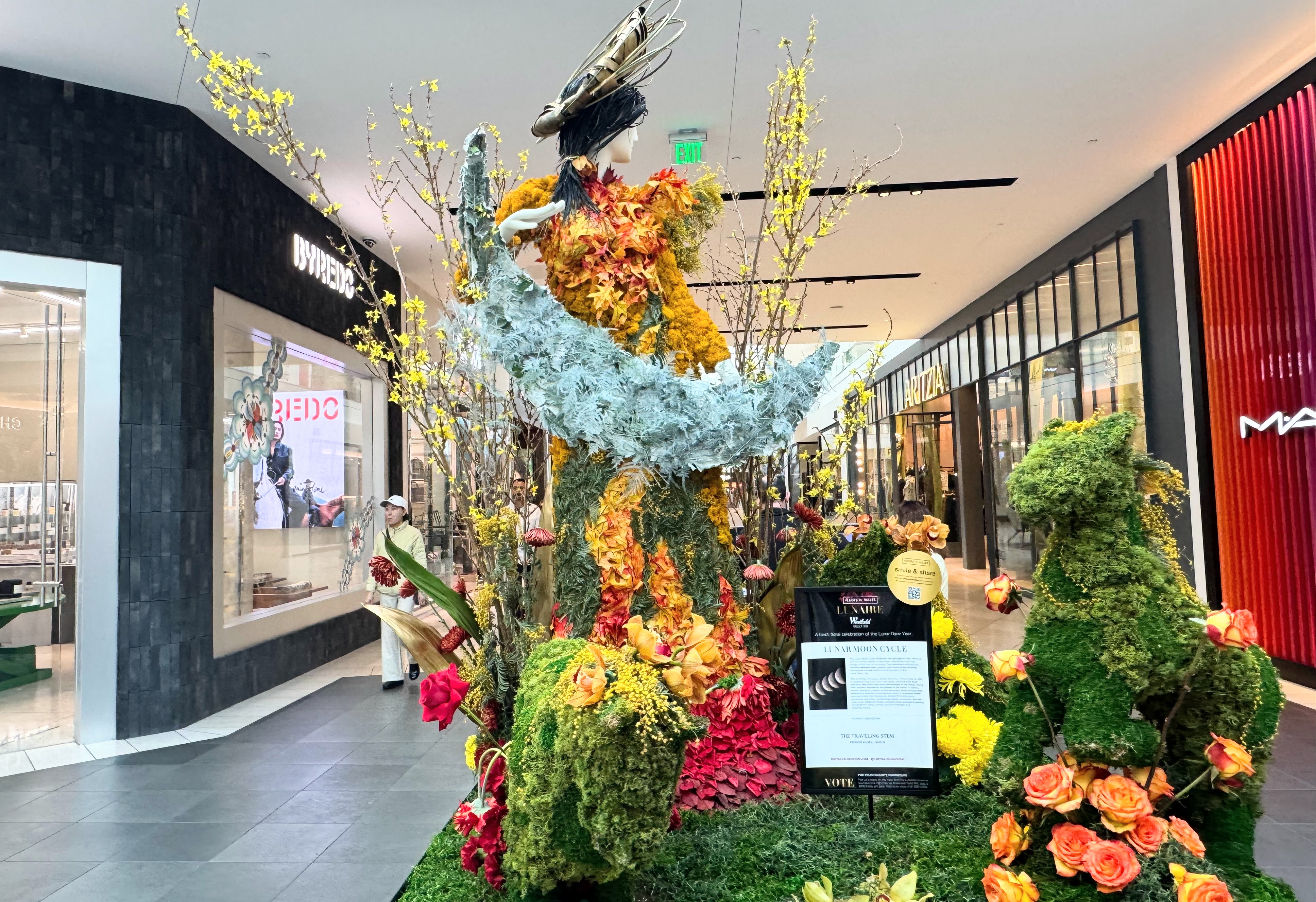 The Lunar Moon Cycle is represented by a floral and...