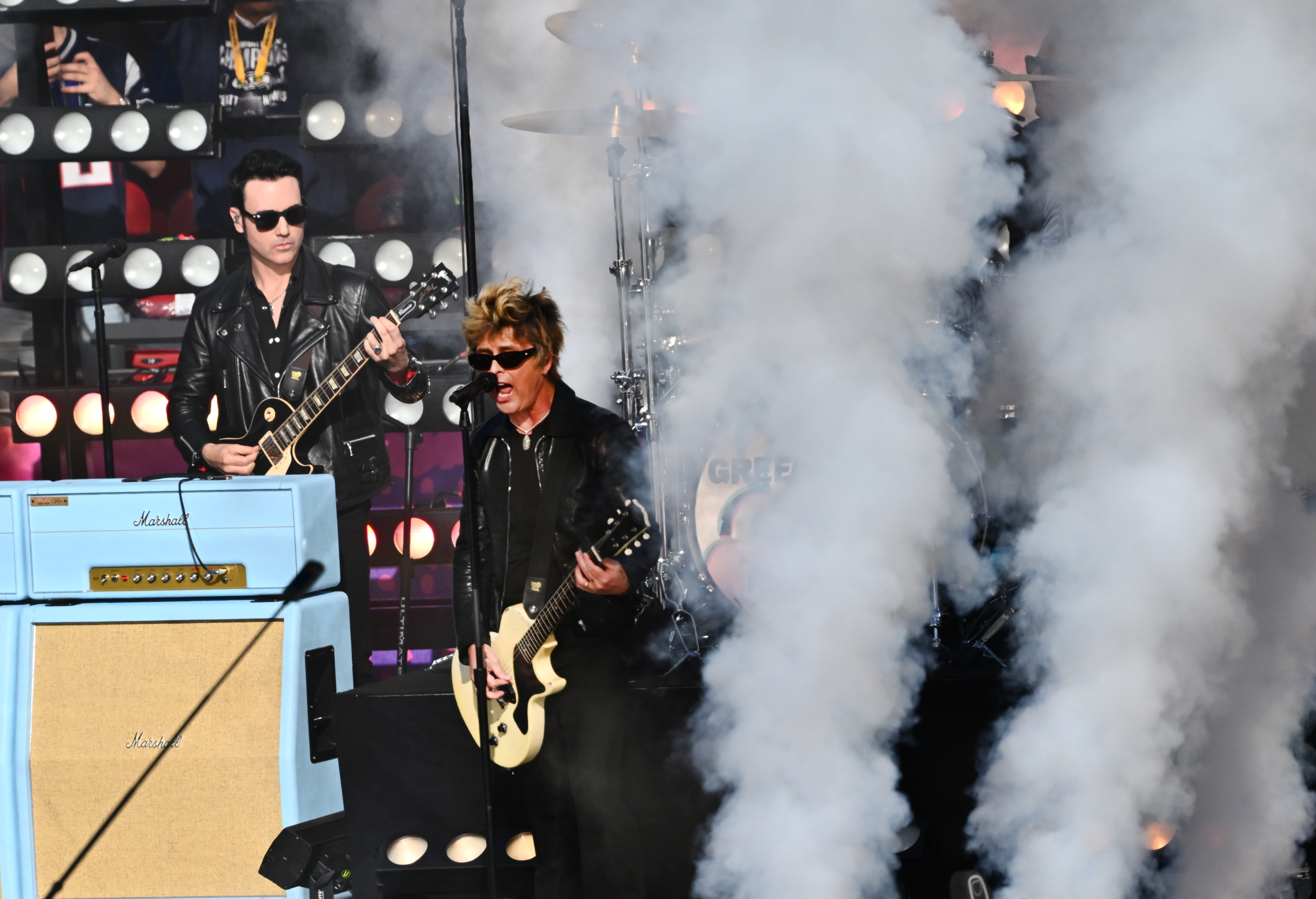 Green Day performs to open Super Bowl 60 at Levi’s...