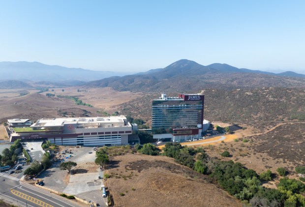 The new Jamul Casino and Resort Hotel on Friday, Aug. 8, 2025, in Jamul, CA.  (Nelvin C. Cepeda / The San Diego Union-Tribune)