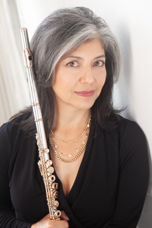 Flutist Elena Yarritu will perform at this weekend's NWEAMO Festival at SDSU with the Dokkaebi Duo, and as a new member of the NWEAMO Chamber Ensemble. (Courtesy Joseph Waters / SDSU).