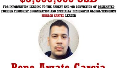 Sinaloa cartel boss in Tijuana charged with narco-terrorism