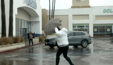 Second round of strong winds and driving rain to hit San Diego Tuesday night – San Diego Union-Tribune