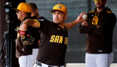 Padres' starting rotation set at three spots — probably four — with competition coming