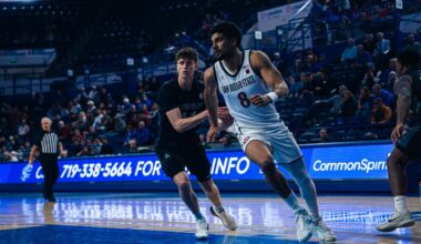 SDSU 88, Air Force 54 ... The bubble, BJ Davis at point and remembering Chet Carney