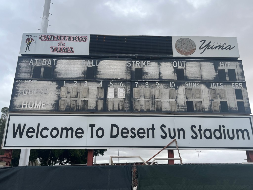 Memories of Padres fading away in desert town of Yuma