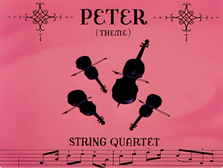 Still from animated version of Peter and the Wolf