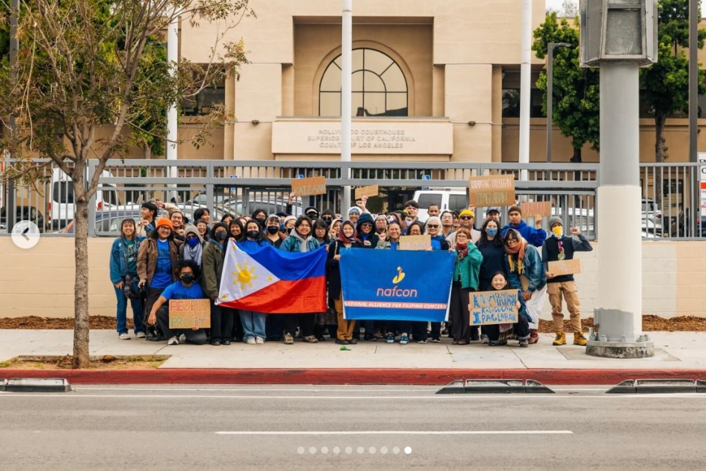 The Justice 4 Kaizann rally on Feb. 17, 2026 was led by the National Alliance for Filipino Concerns, Filipino Students in Health at California State University, Long Beach and the Filipino Migrant Center.(Courtesy of NAFCON SoCal Instagram)