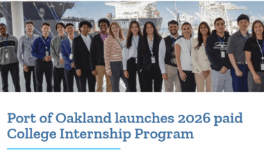 Port of Oakland Launches 2026 Paid Summer College Internship Program