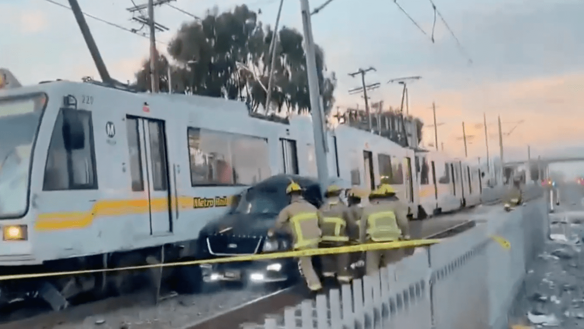 9 injured in Metro train crash with SUV in South LA – NBC Los Angeles