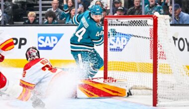 Sharks Back, But So's the Losing: 5 Straight Losses After Flames' 4-1 Decision