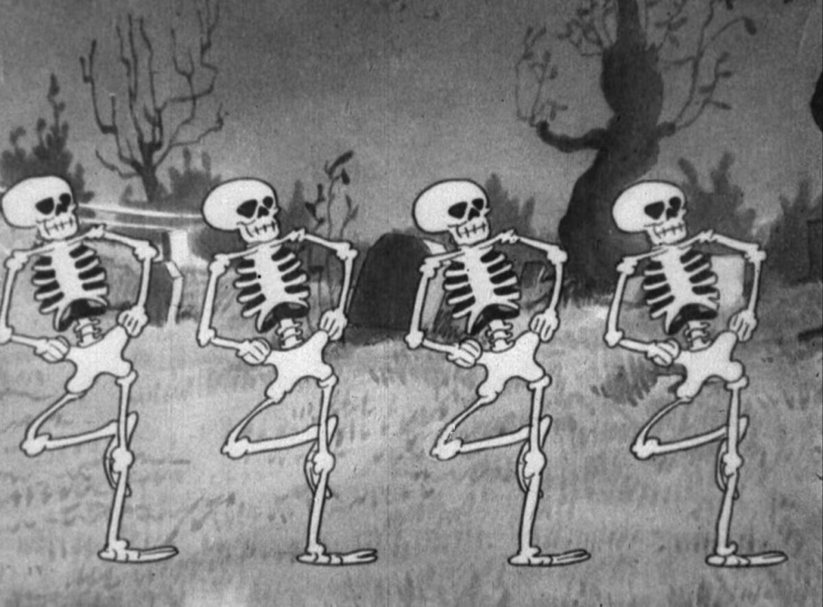 The Skeleton Dance, 1929, animated film transferred to video, 5'31'', b/w, sound.