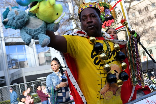 Capitol Mall glows with larger-than-life floats, live music and Mardi Gras magic at the fifth-annual City of Trees Parade. The mile-long nighttime parade winds from the Capitol to Old Sacramento, finishing with food, vendors, a beverage garden and a dance party that lights up the night. (Photo courtesy of Jonah Hendler)