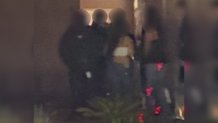 A realtor captured this image of an illegal house party in progress at her vacant real estate listing in Spring Valley in January.
