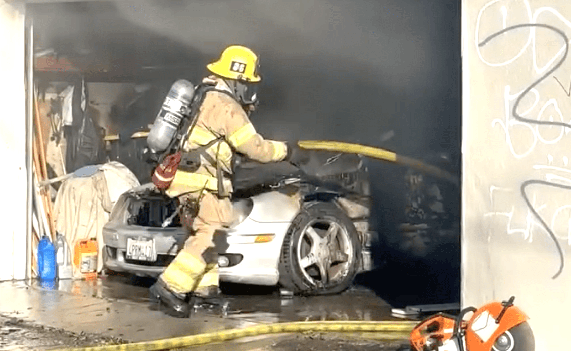 Garage fire quickly put out – ORANGE COUNTY TRIBUNE