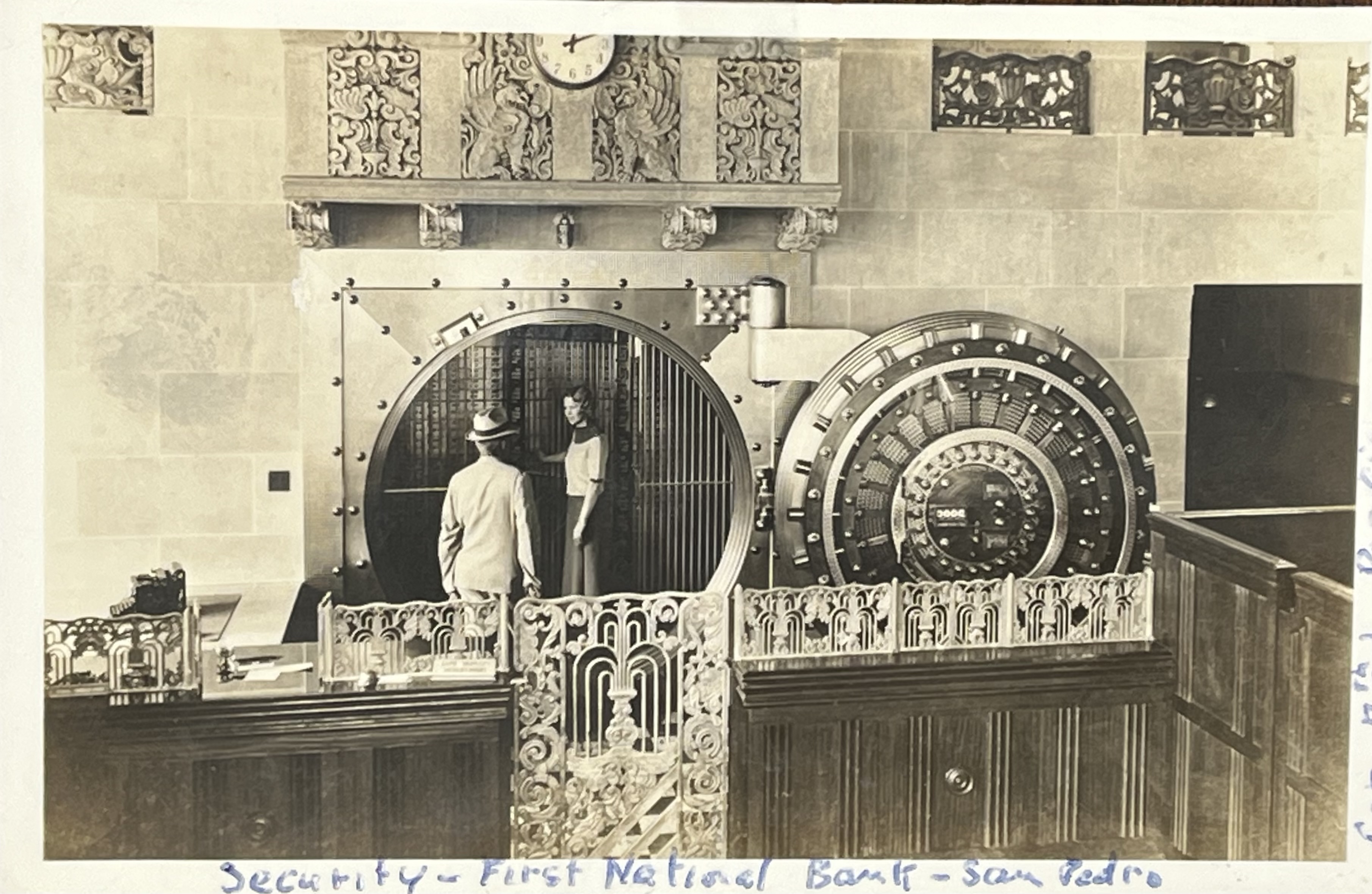 Early post card from the archives of the San Pedro...