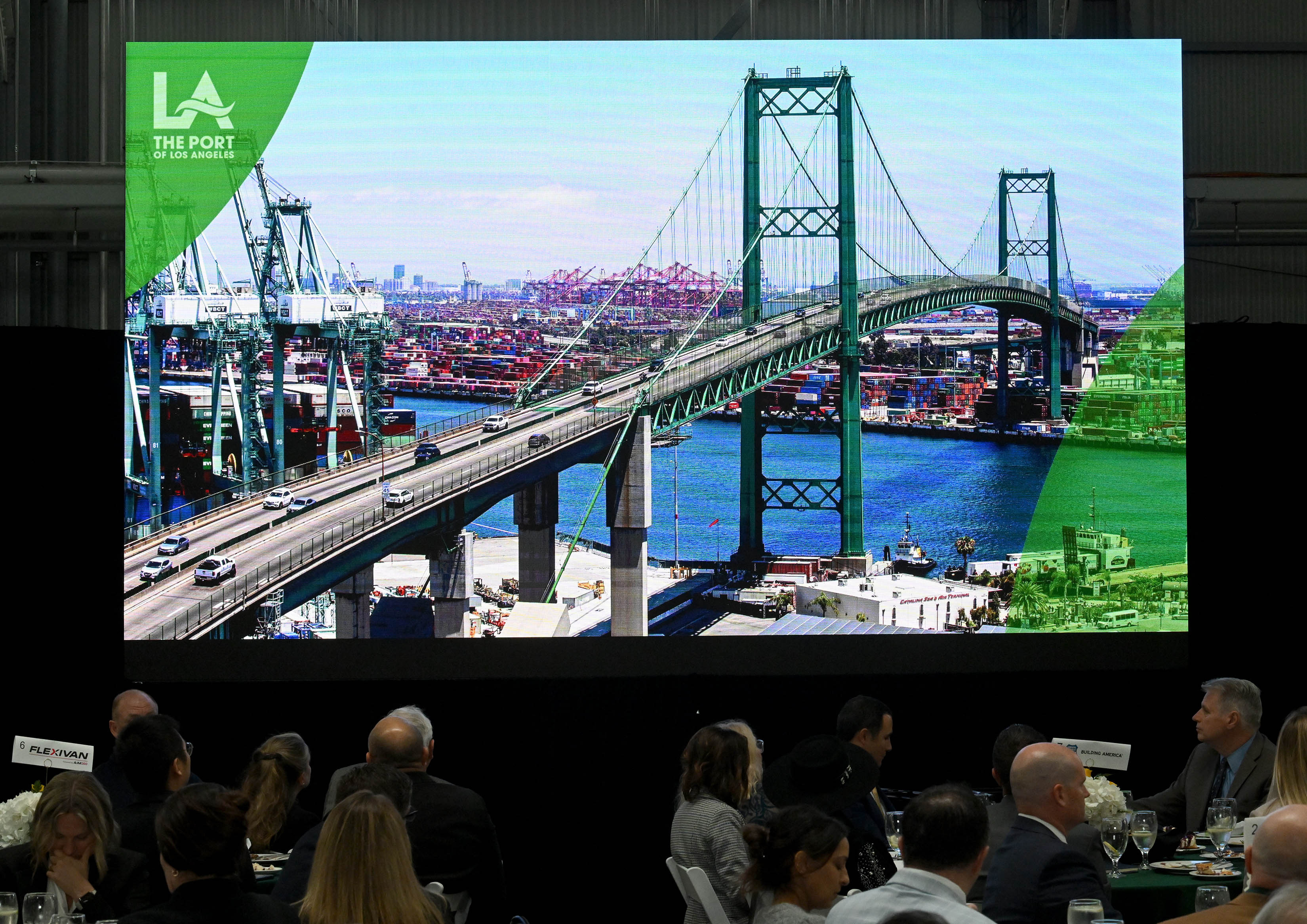 Port of Los Angeles Executive Director Gene Seroka presented renderings...