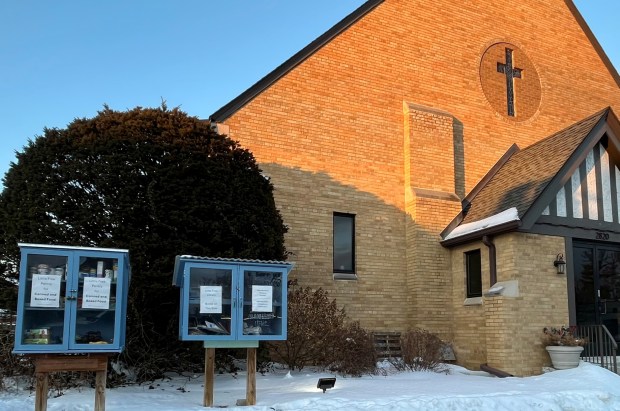 little food and library at chruch