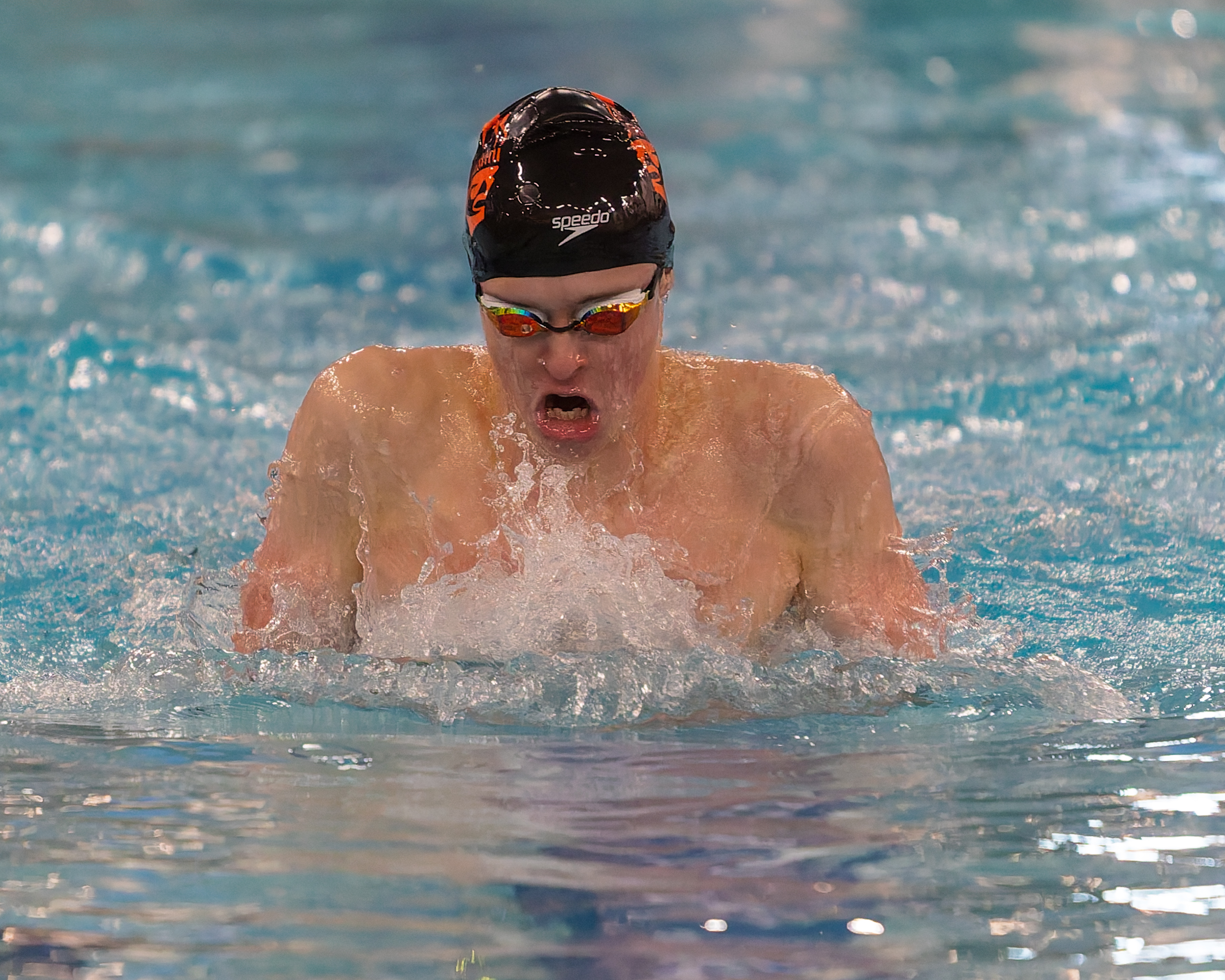 The Oakland County Boys Swim Championships were held Saturday, Feb....