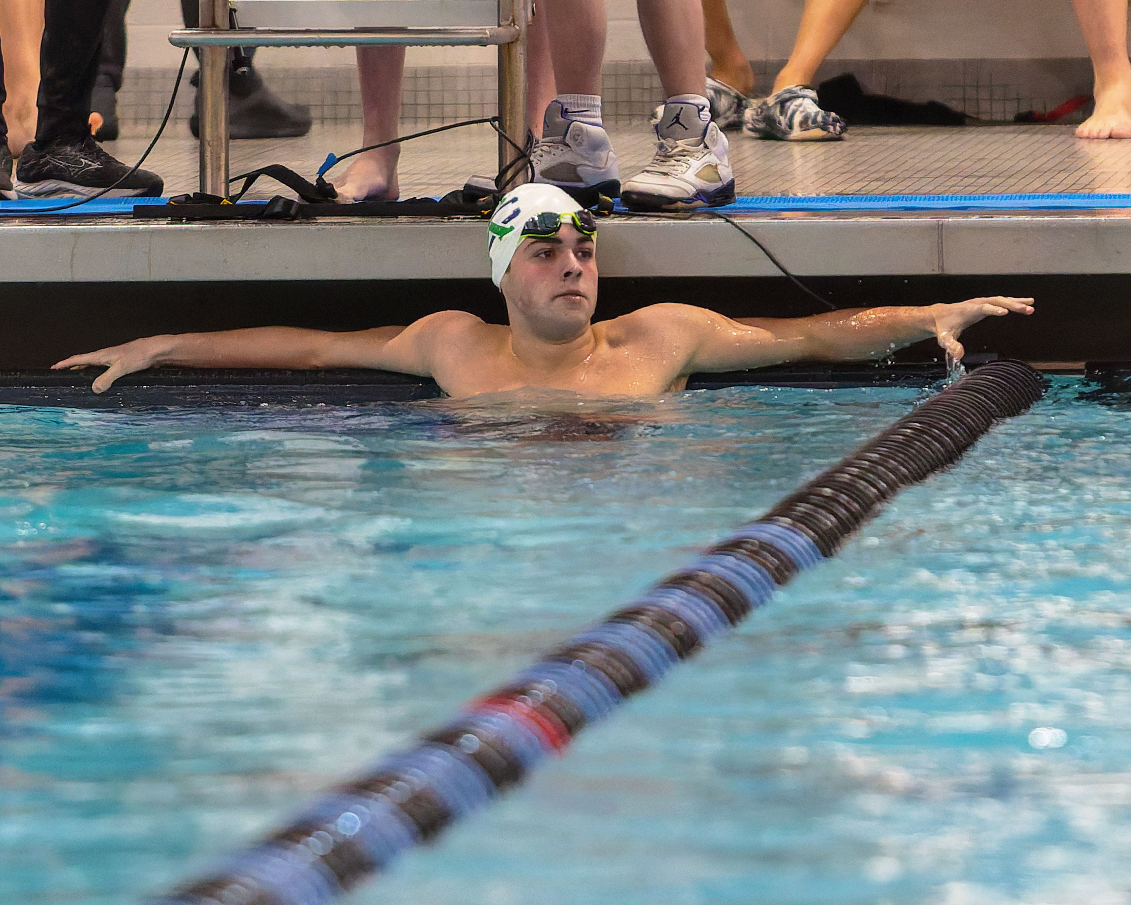 The Oakland County Boys Swim Championships were held Saturday, Feb....