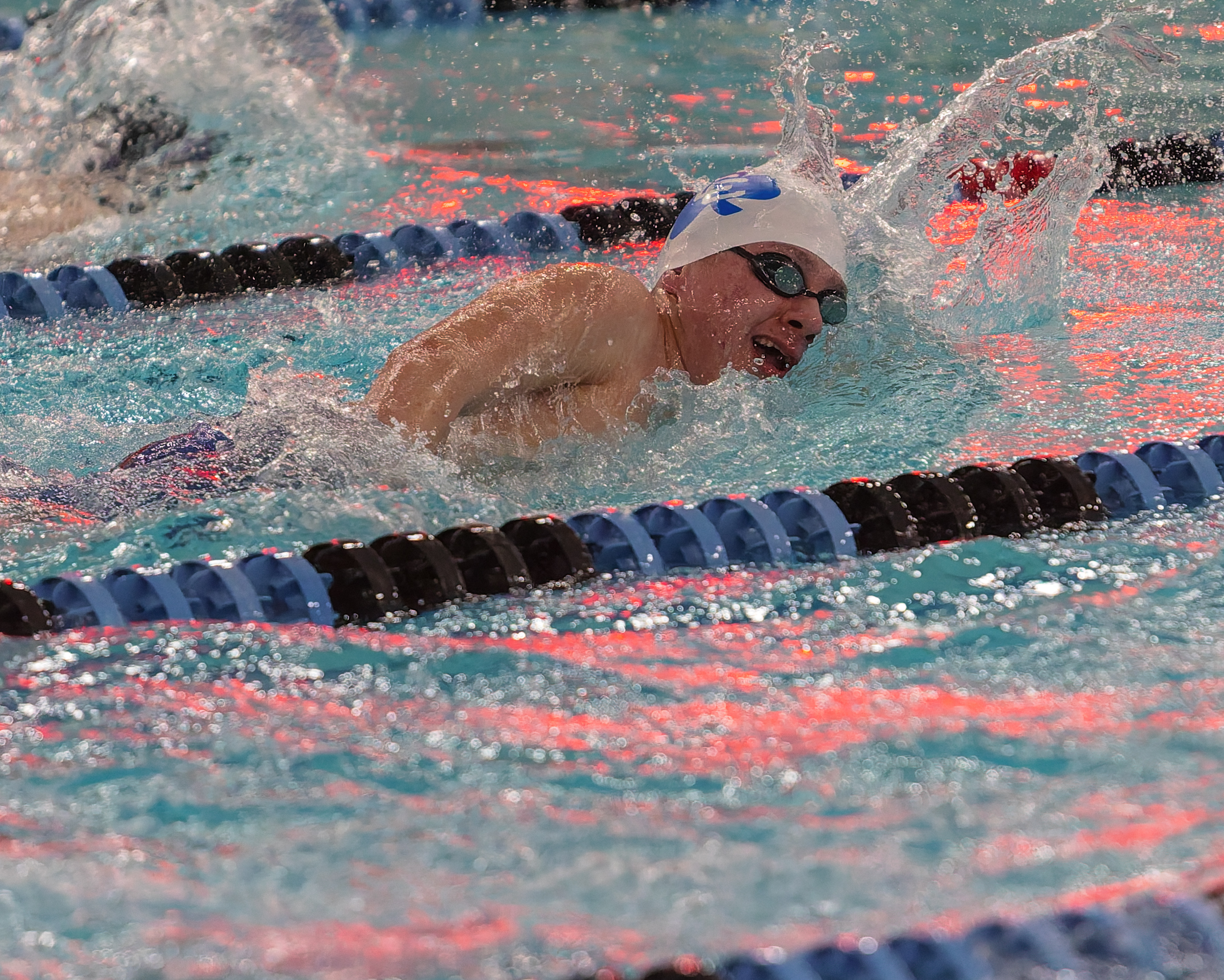 The Oakland County Boys Swim Championships were held Saturday, Feb....