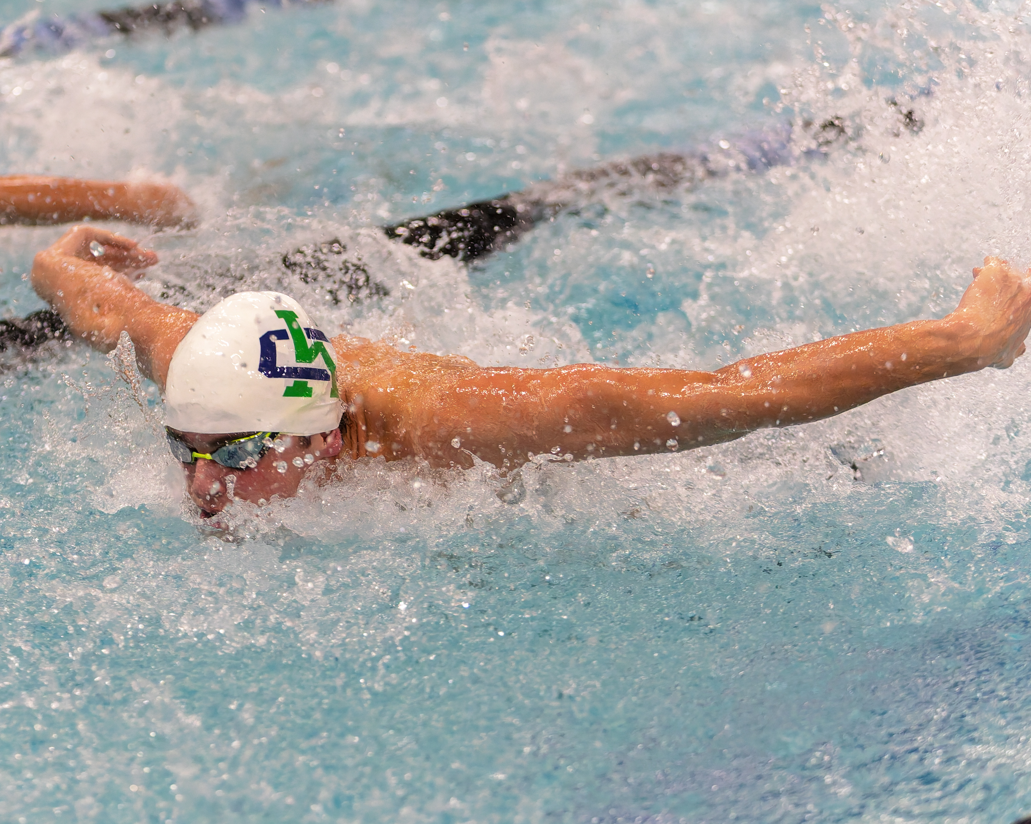 The Oakland County Boys Swim Championships were held Saturday, Feb....