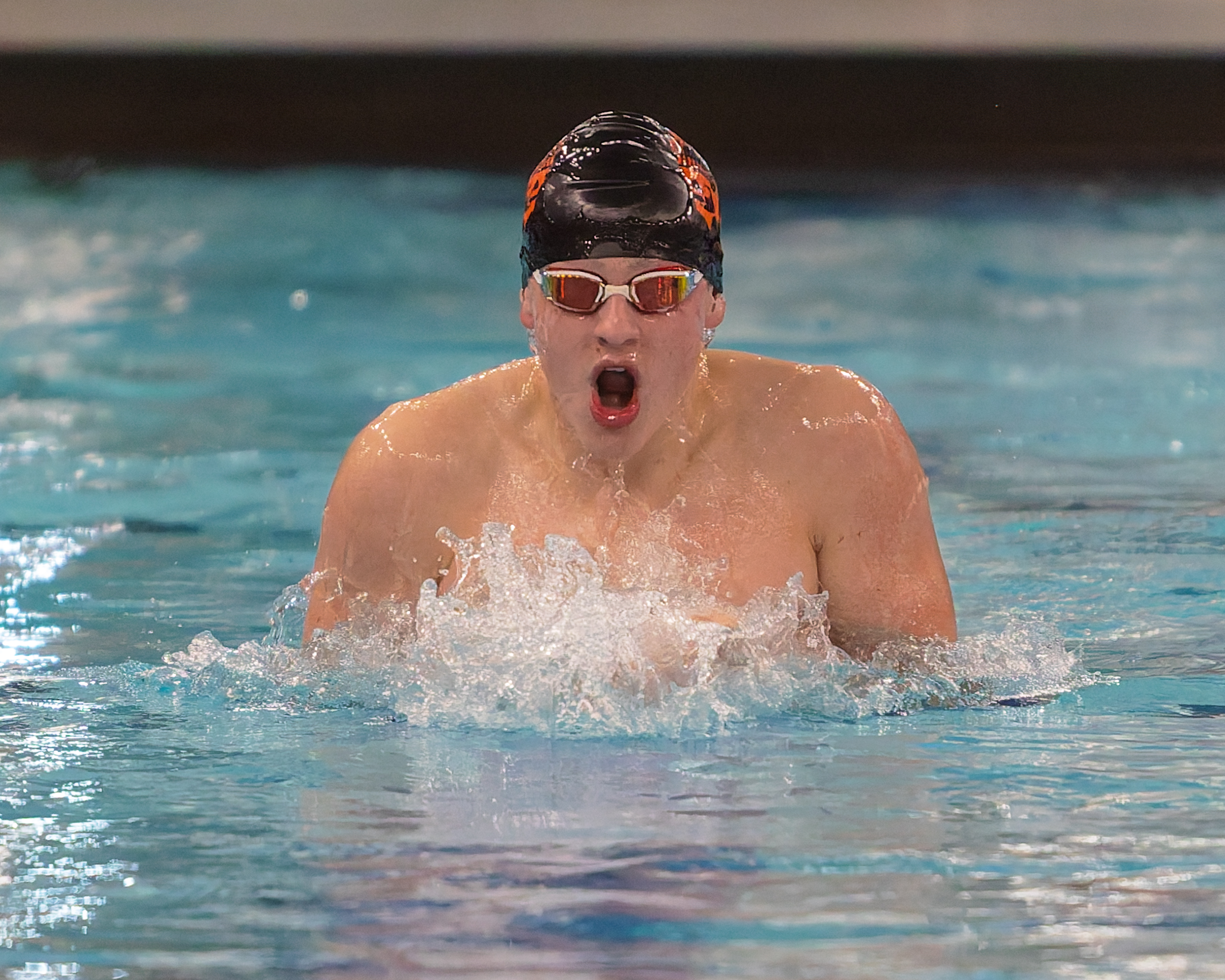The Oakland County Boys Swim Championships were held Saturday, Feb....