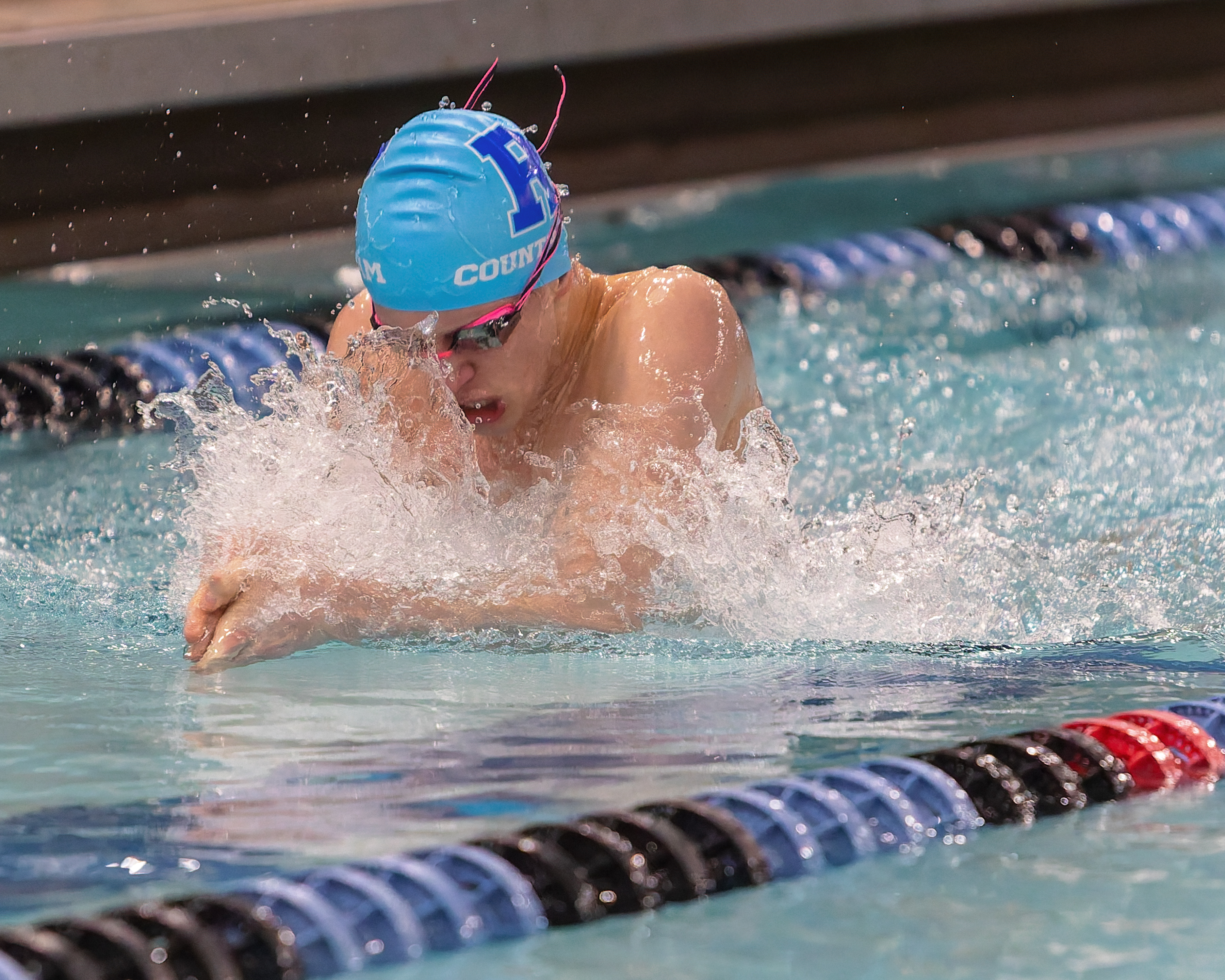 The Oakland County Boys Swim Championships were held Saturday, Feb....