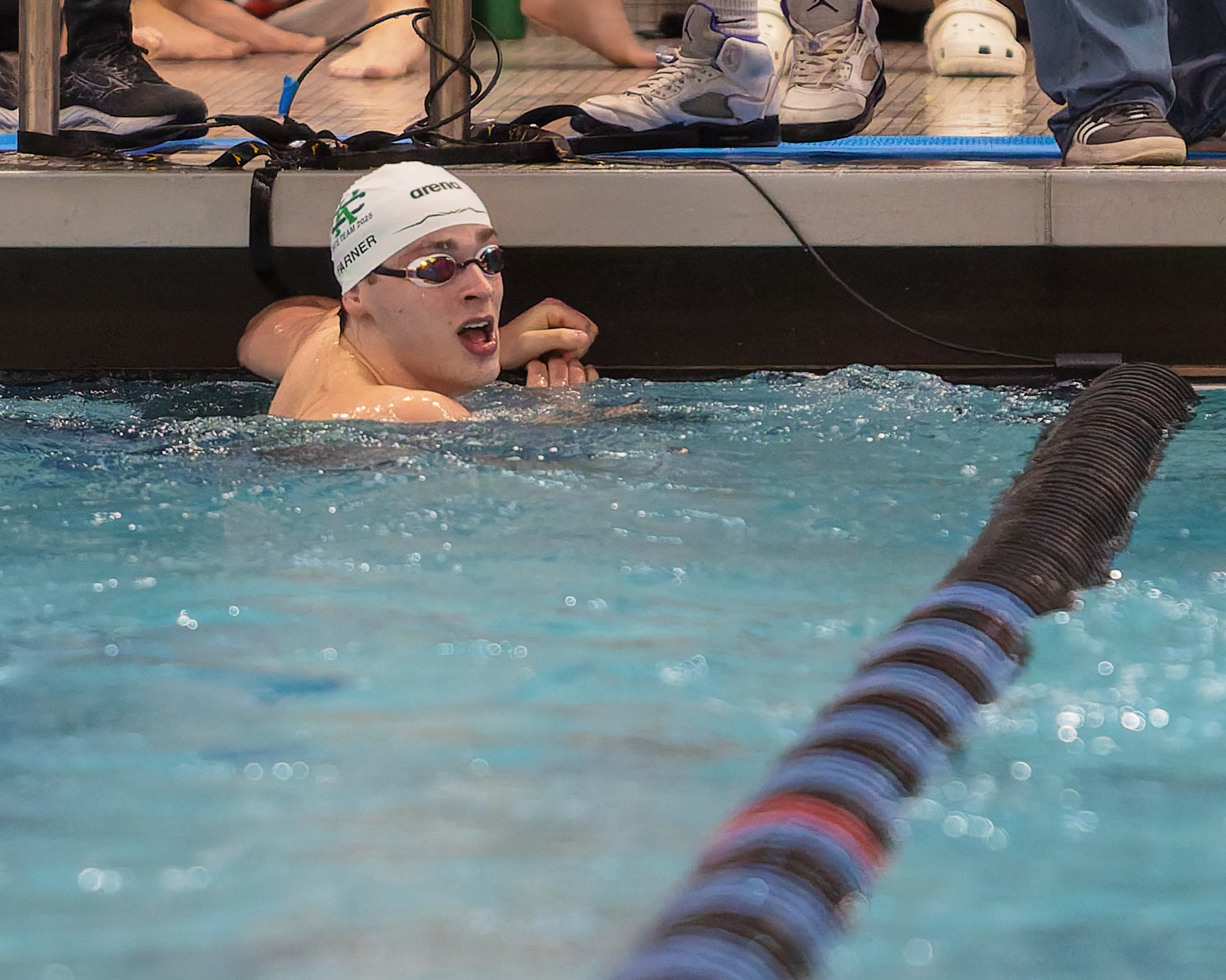 The Oakland County Boys Swim Championships were held Saturday, Feb....
