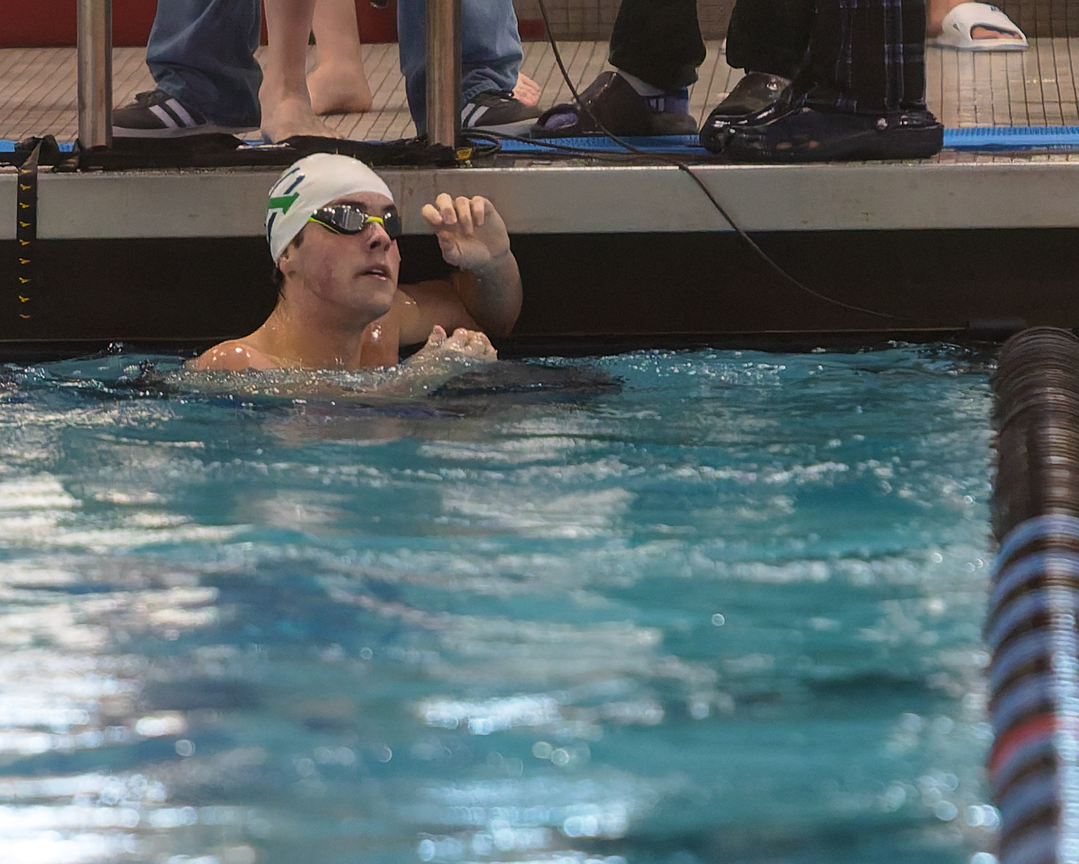 The Oakland County Boys Swim Championships were held Saturday, Feb....