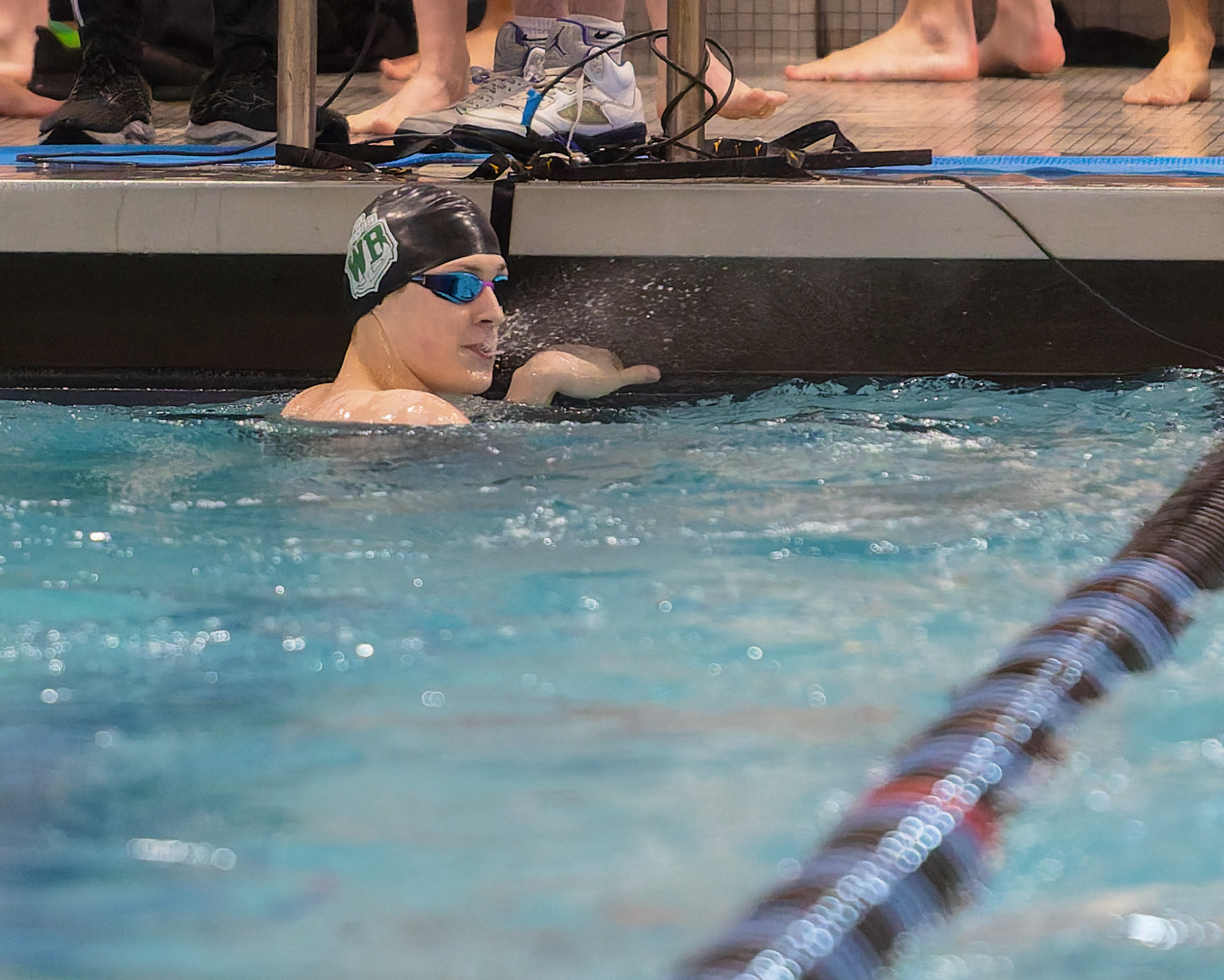 The Oakland County Boys Swim Championships were held Saturday, Feb....