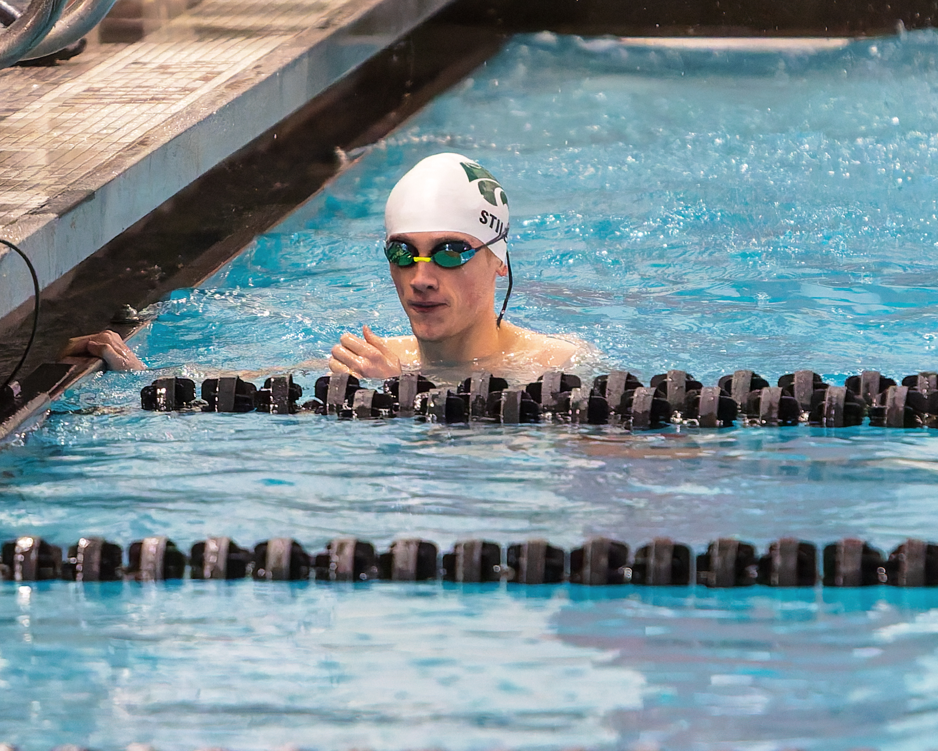 The Oakland County Boys Swim Championships were held Saturday, Feb....