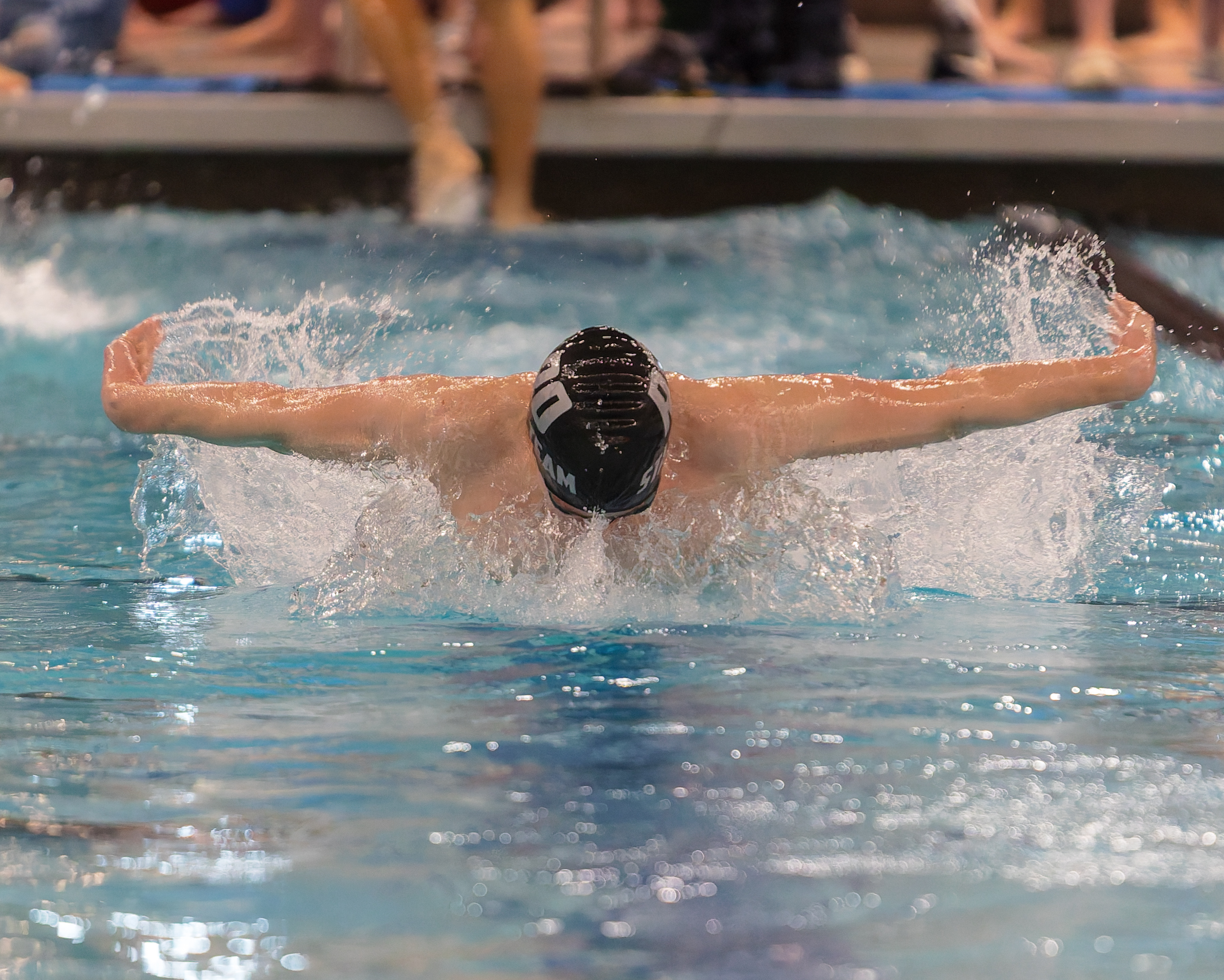 The Oakland County Boys Swim Championships were held Saturday, Feb....