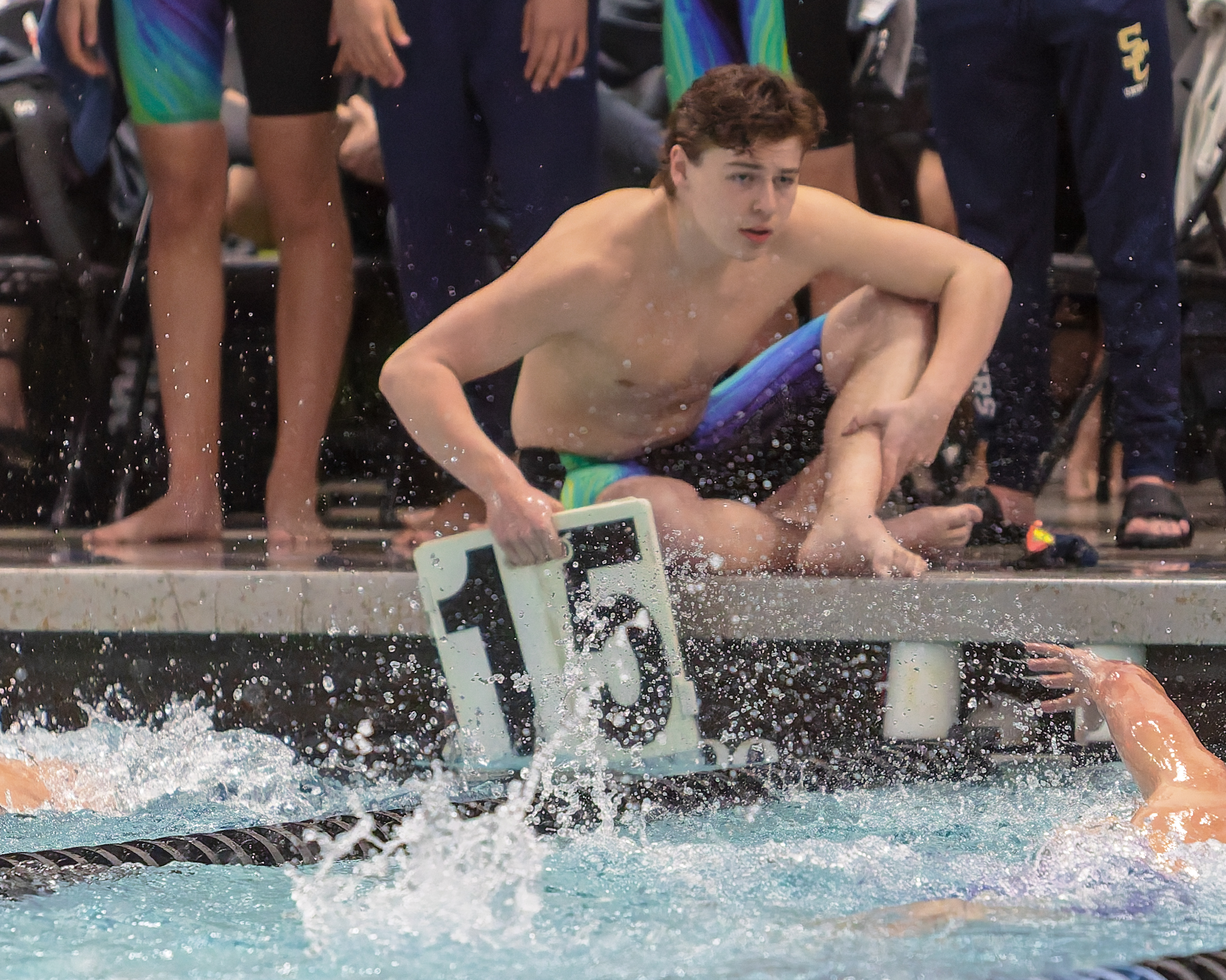 The Oakland County Boys Swim Championships were held Saturday, Feb....