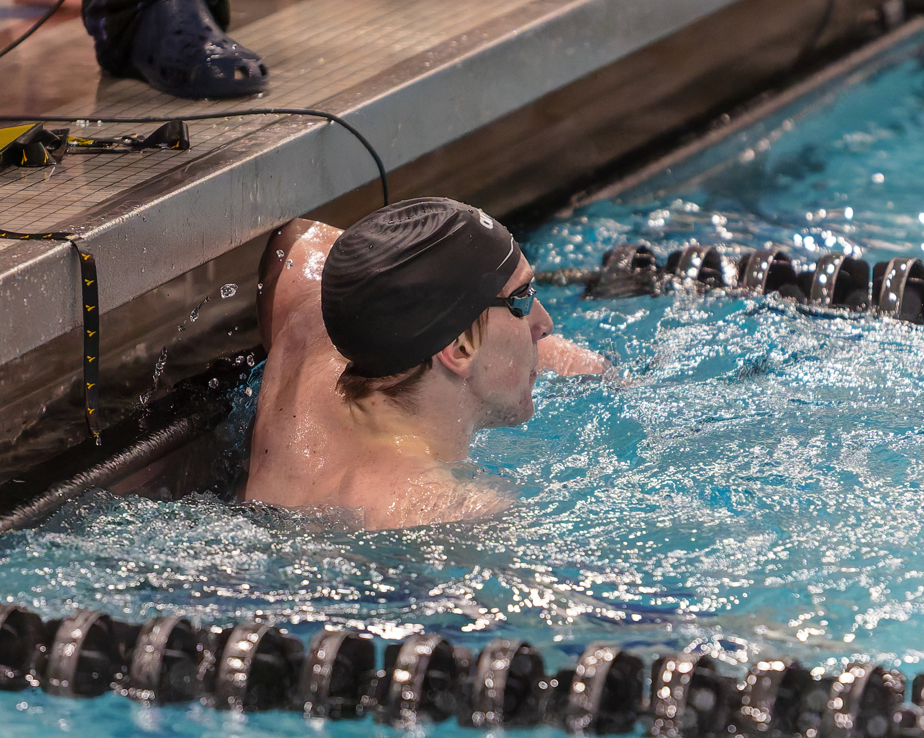 The Oakland County Boys Swim Championships were held Saturday, Feb....