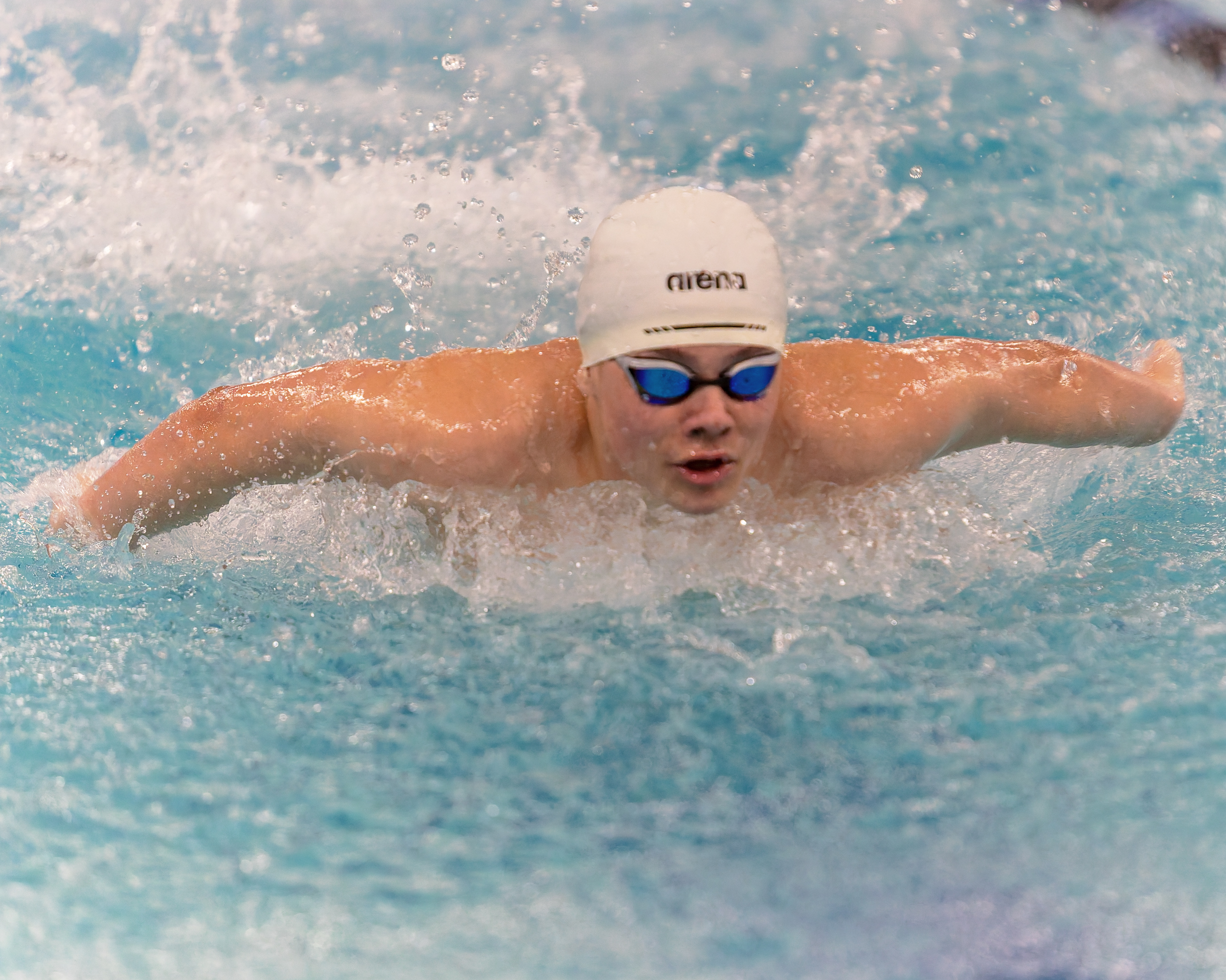 The Oakland County Boys Swim Championships were held Saturday, Feb....