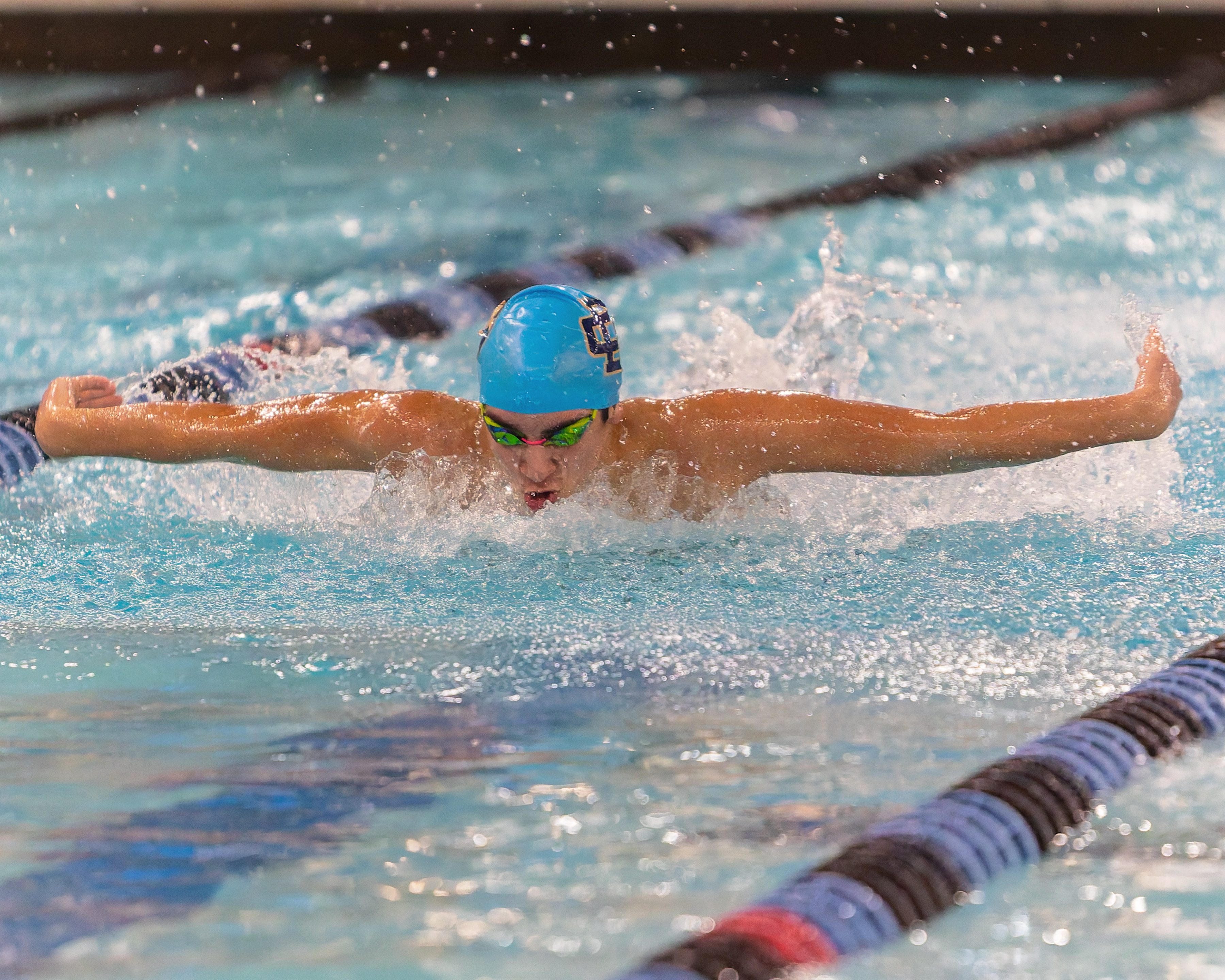 The Oakland County Boys Swim Championships were held Saturday, Feb....