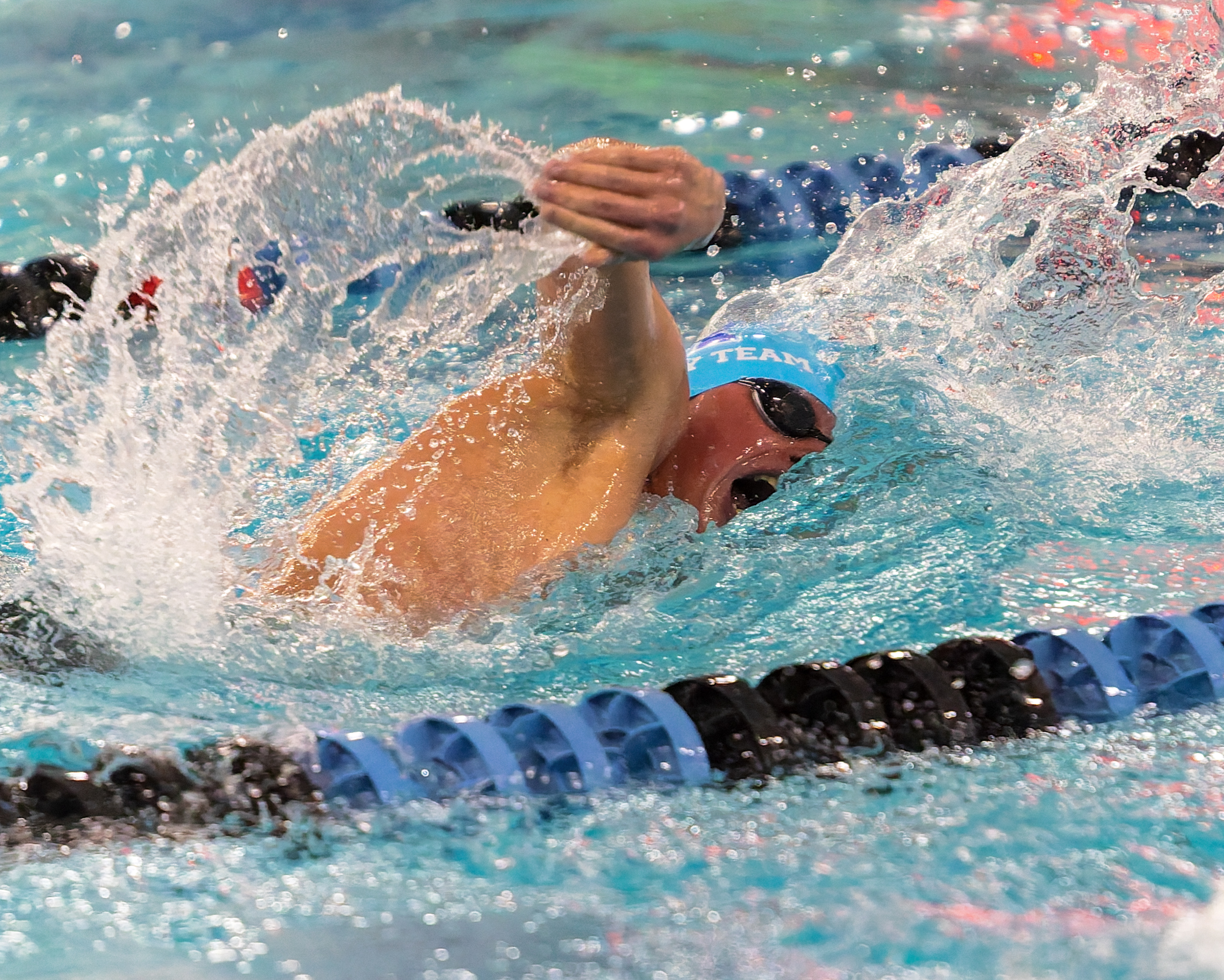 The Oakland County Boys Swim Championships were held Saturday, Feb....