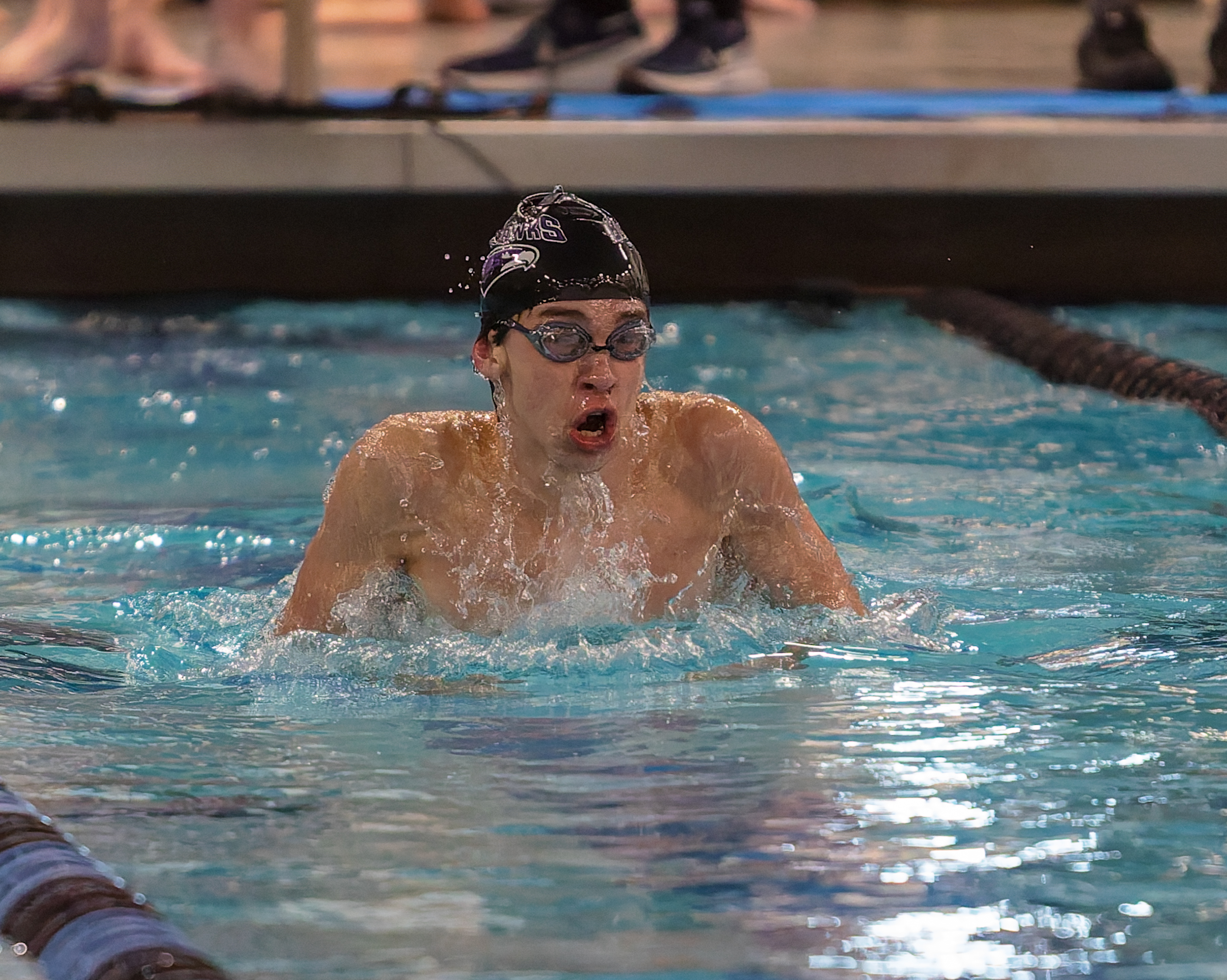 The Oakland County Boys Swim Championships were held Saturday, Feb....