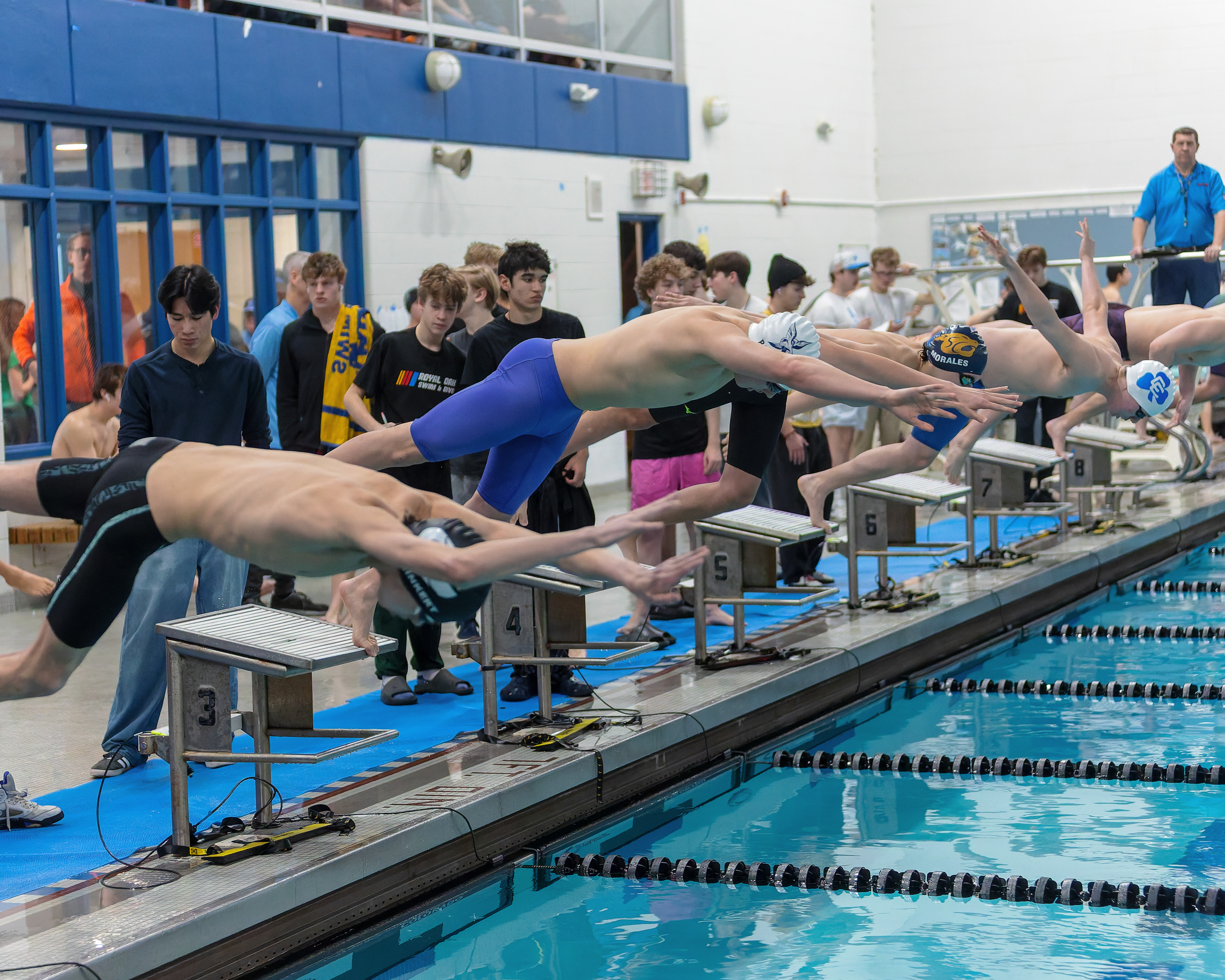 The Oakland County Boys Swim Championships were held Saturday, Feb....
