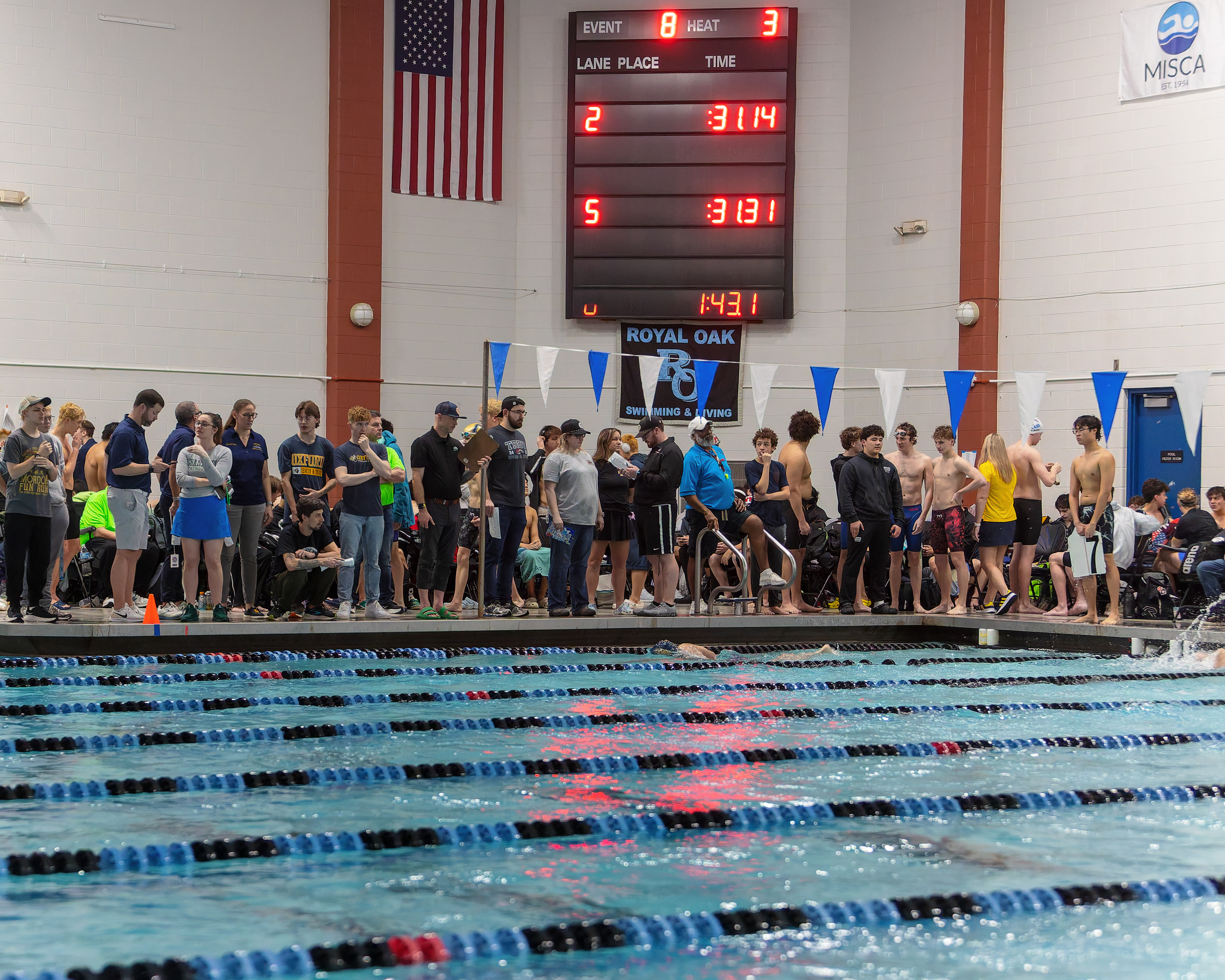 The Oakland County Boys Swim Championships were held Saturday, Feb....