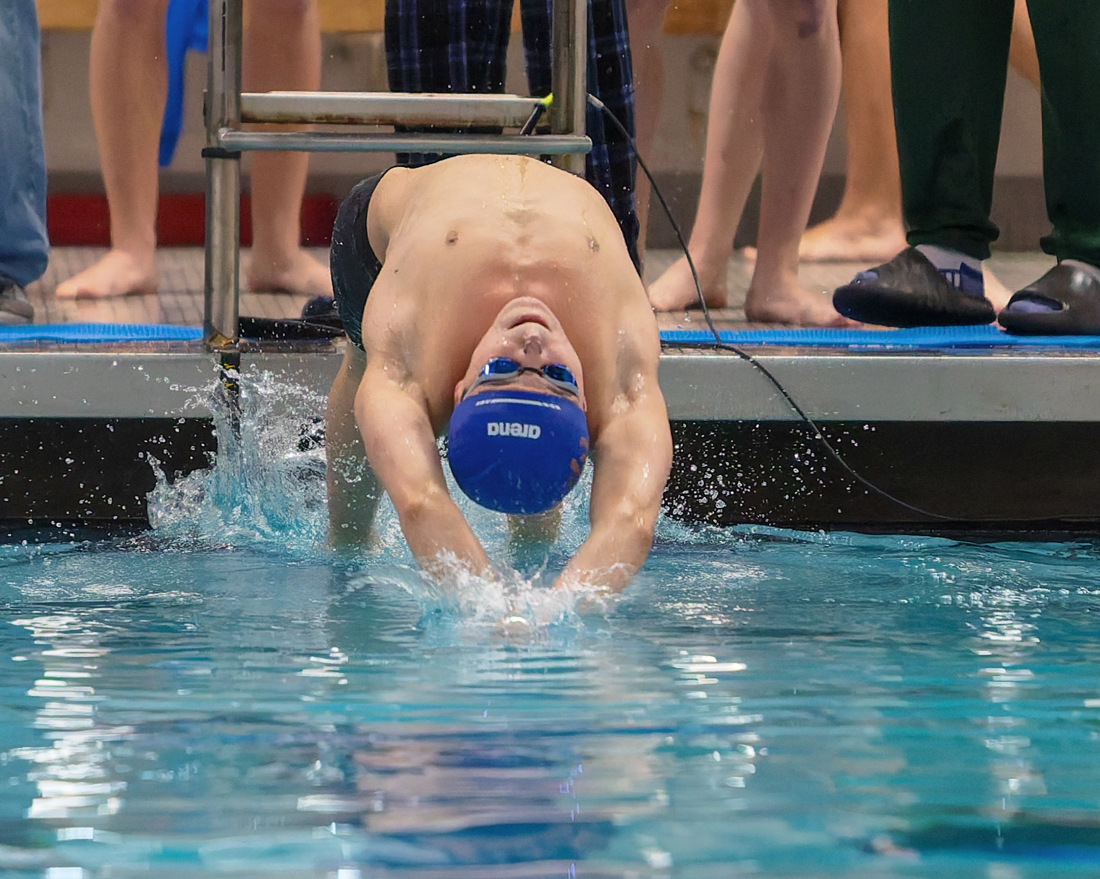The Oakland County Boys Swim Championships were held Saturday, Feb....