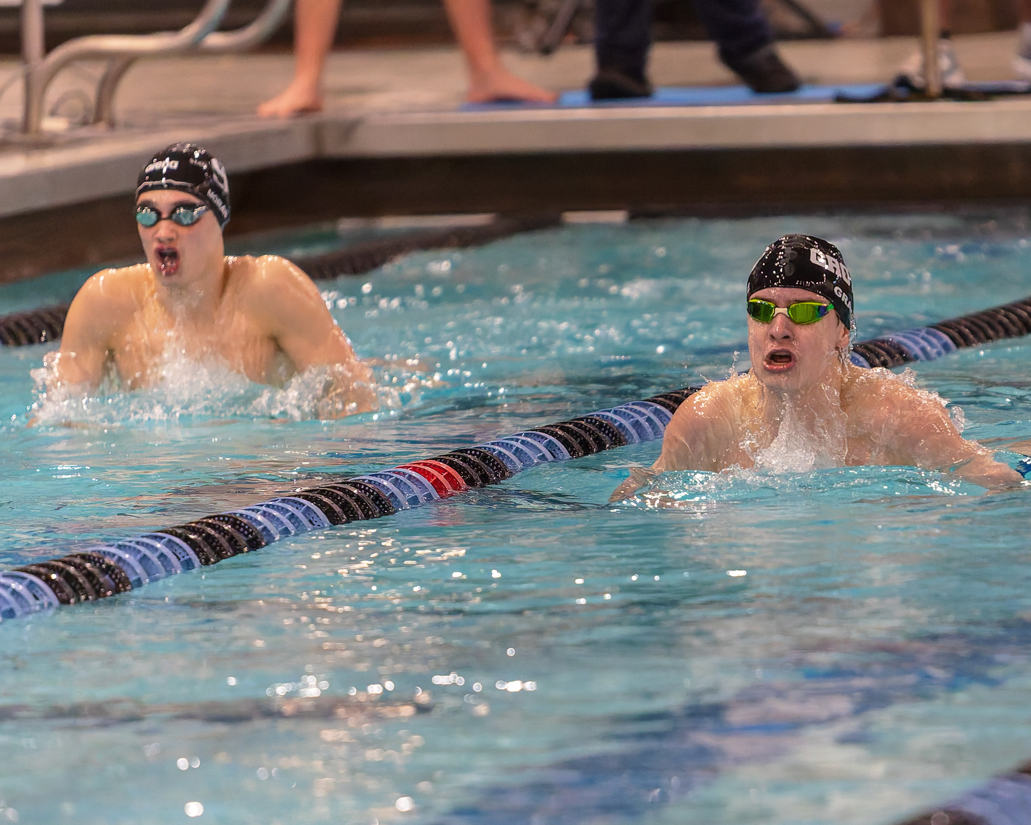 The Oakland County Boys Swim Championships were held Saturday, Feb....