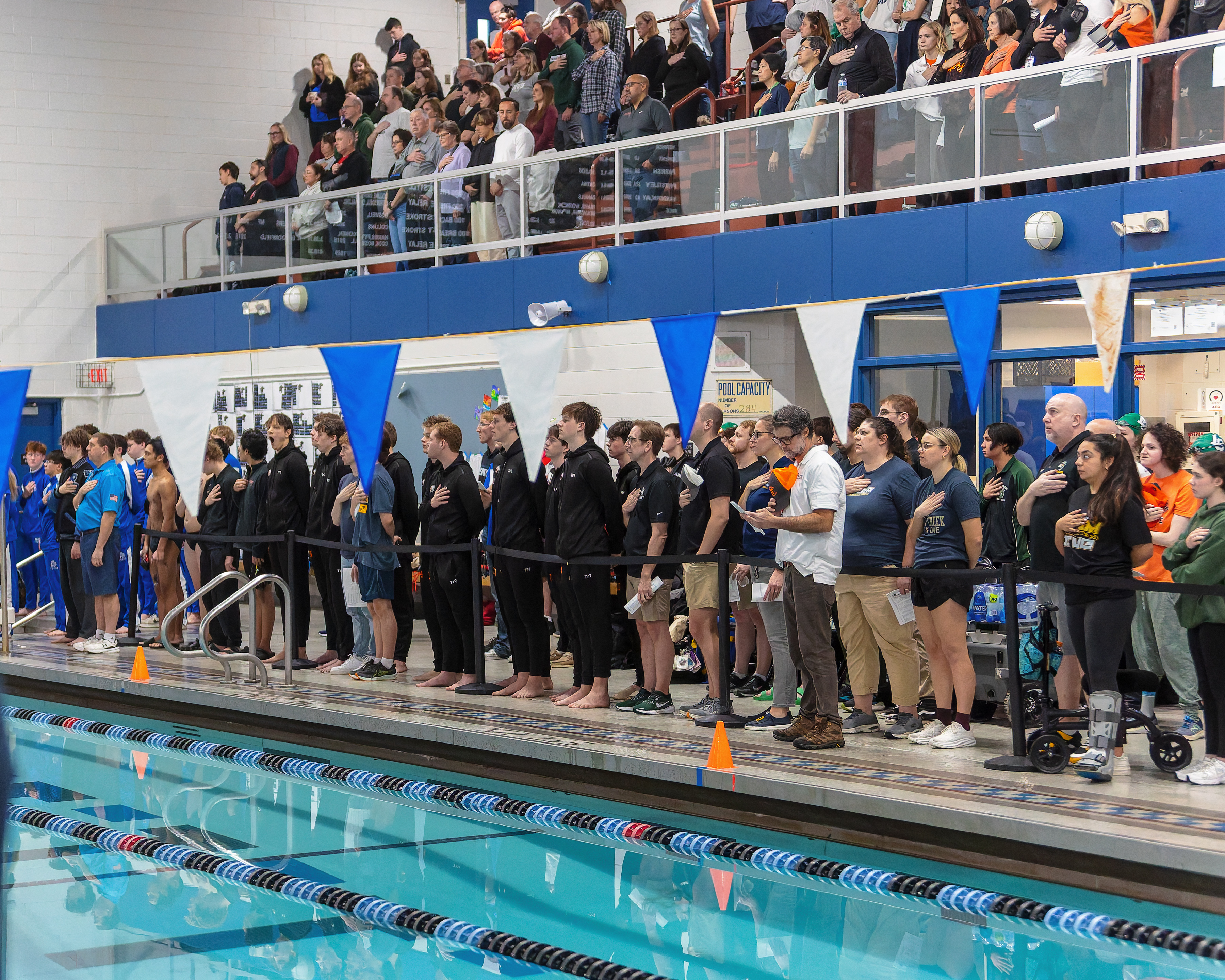 The Oakland County Boys Swim Championships were held Saturday, Feb....