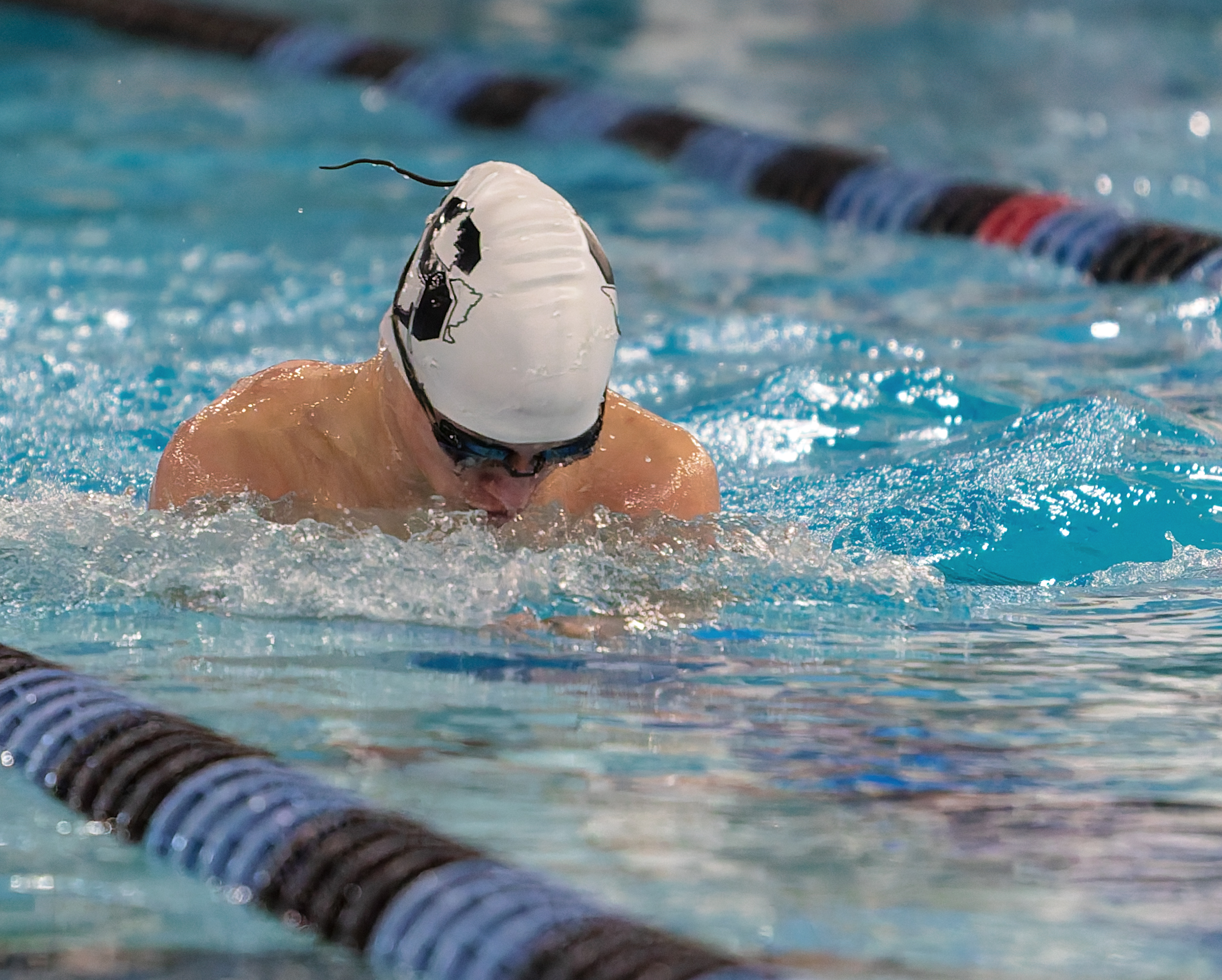 The Oakland County Boys Swim Championships were held Saturday, Feb....