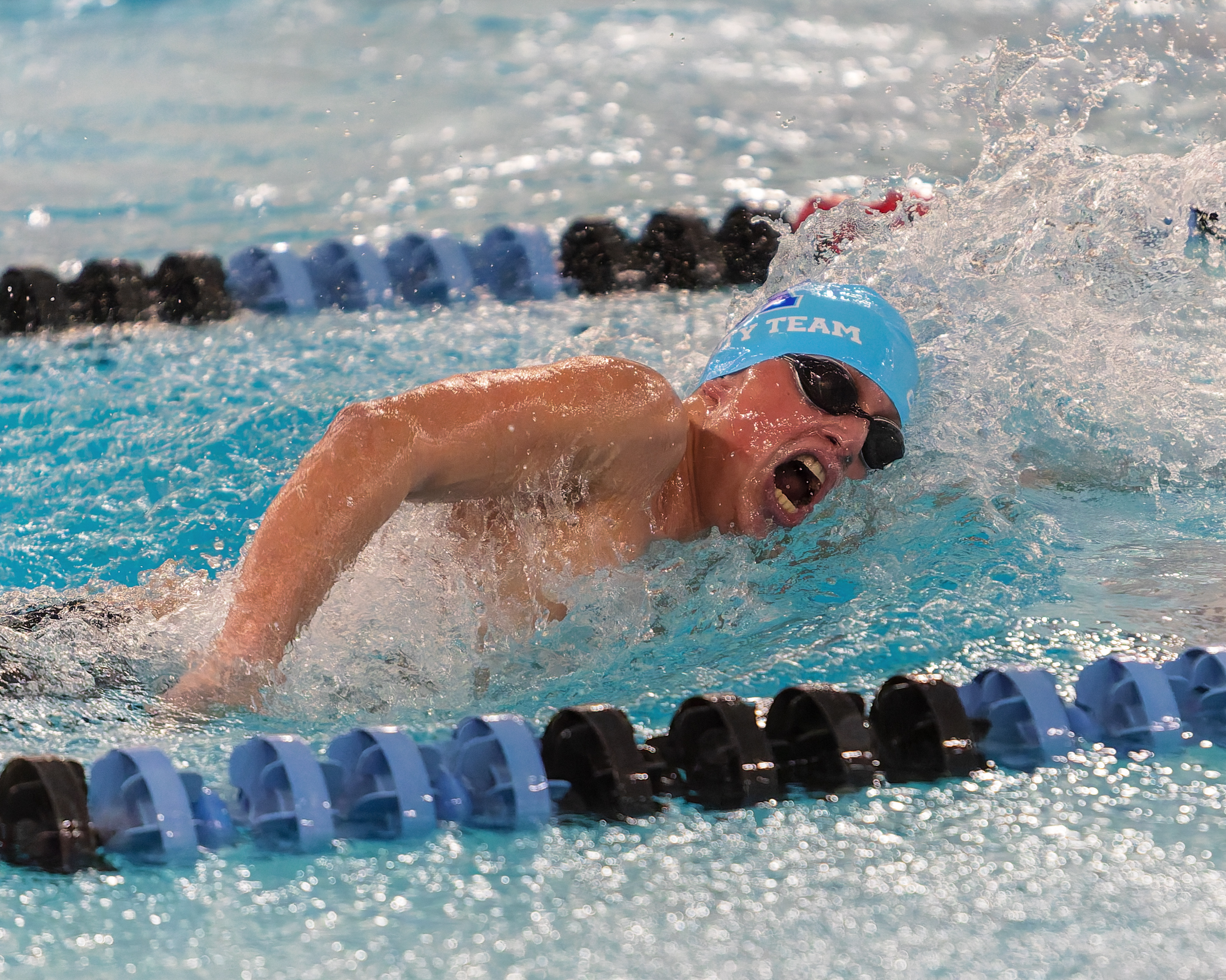 The Oakland County Boys Swim Championships were held Saturday, Feb....