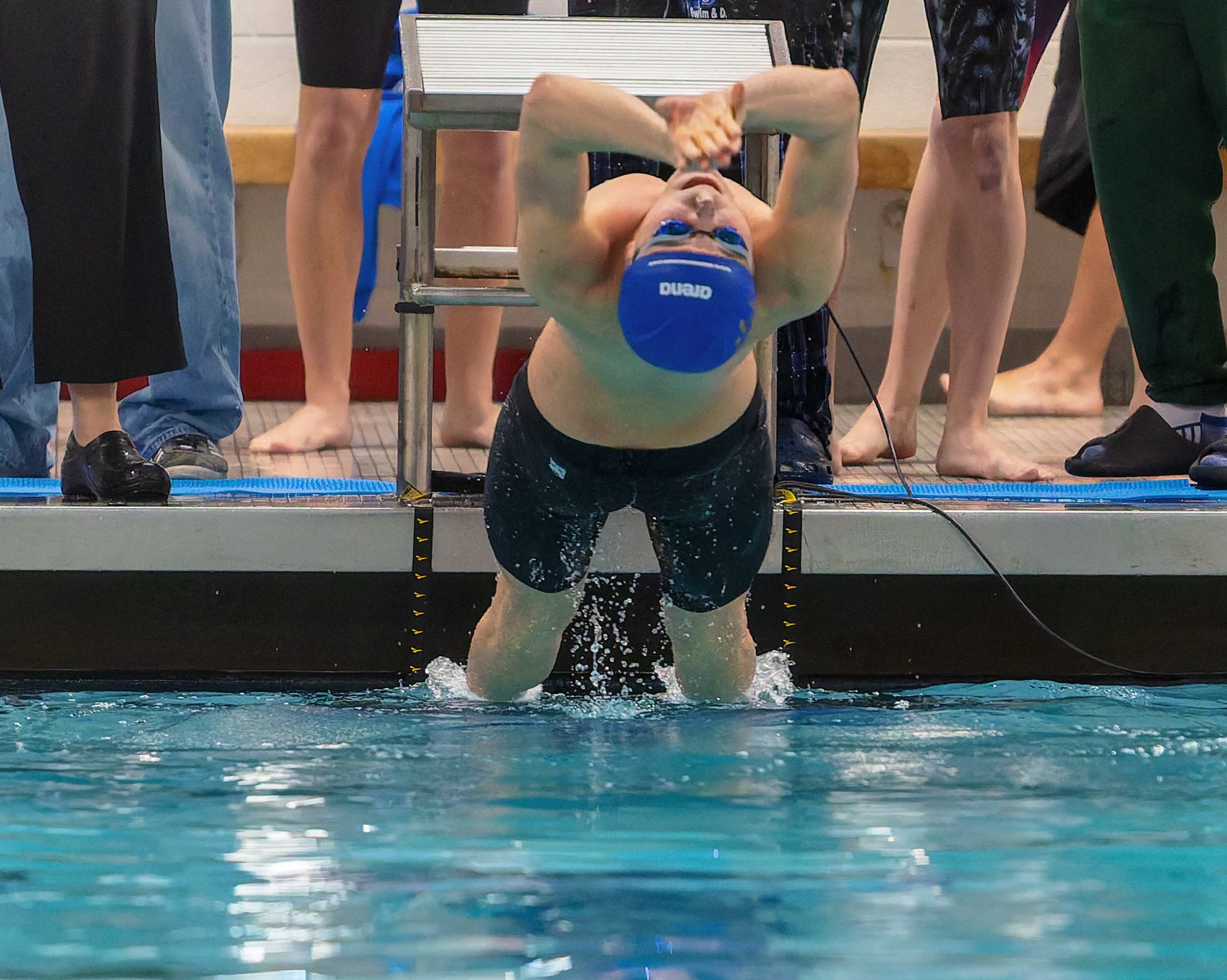 The Oakland County Boys Swim Championships were held Saturday, Feb....