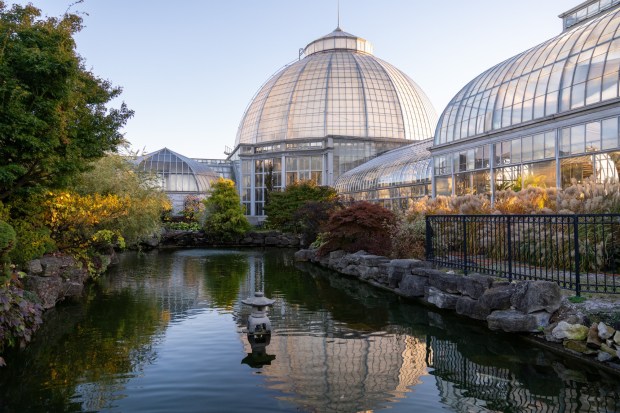 In the middle of the Detroit River, Belle Isle offers couples a chance to trade gray sidewalks for lush greenery and scenic sights without leaving the city. (Photo courtesy of Jon Clark)