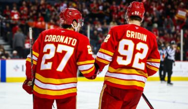 The Flames begin a punishing final 26 games on Thursday in San Jose